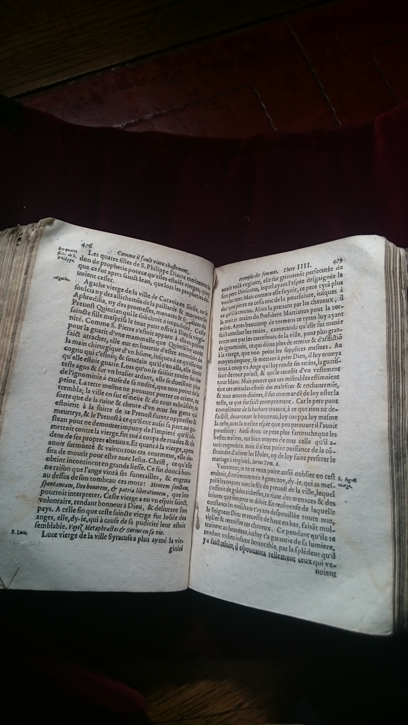 1596 - Jean Bogart - Trésor des faits et dits mémorables des hommes saints et illustres - BM Amiens