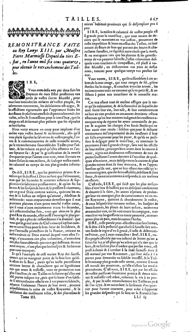 1629 - Veuve Nicolas Buon - Trésor du droit français (21754 T. 3) - BM Lyon