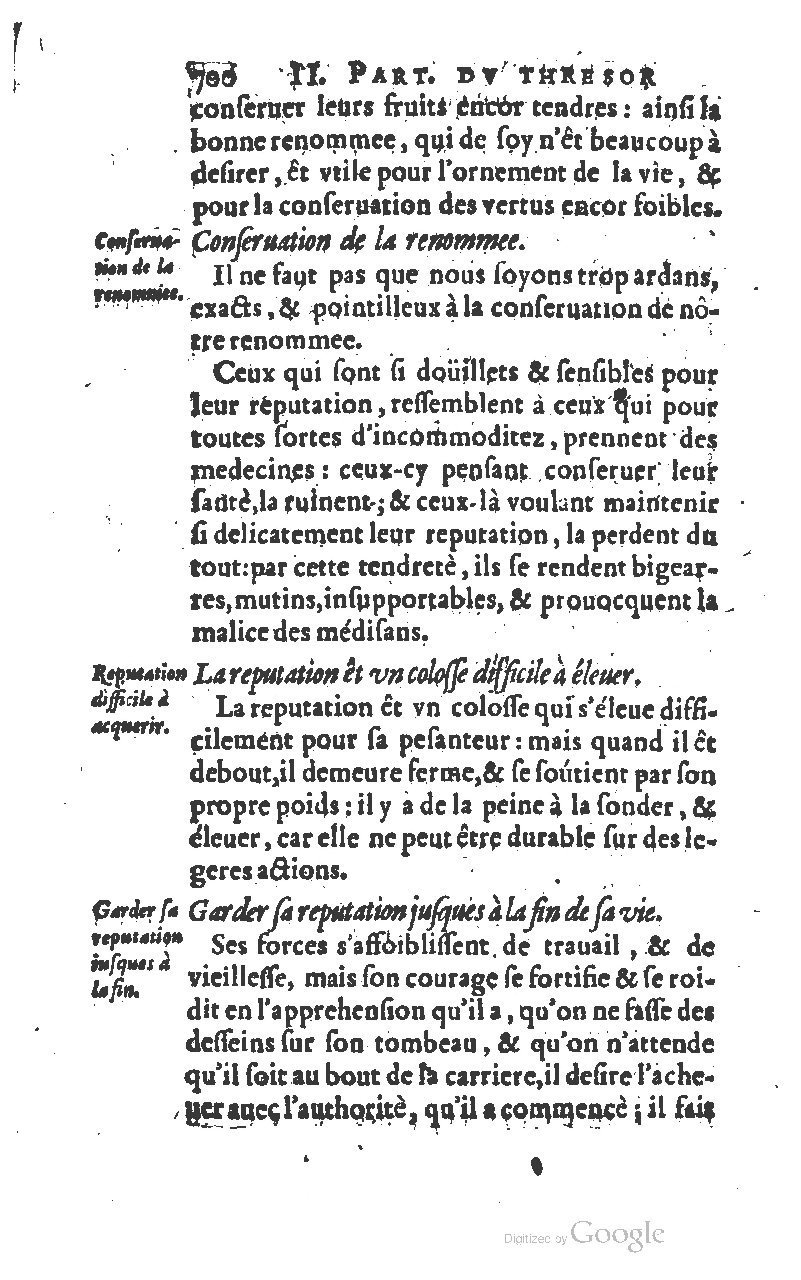 1610 - Louis Coste - Trésor de l’éloquence française (Seconde partie) - BM Lyon