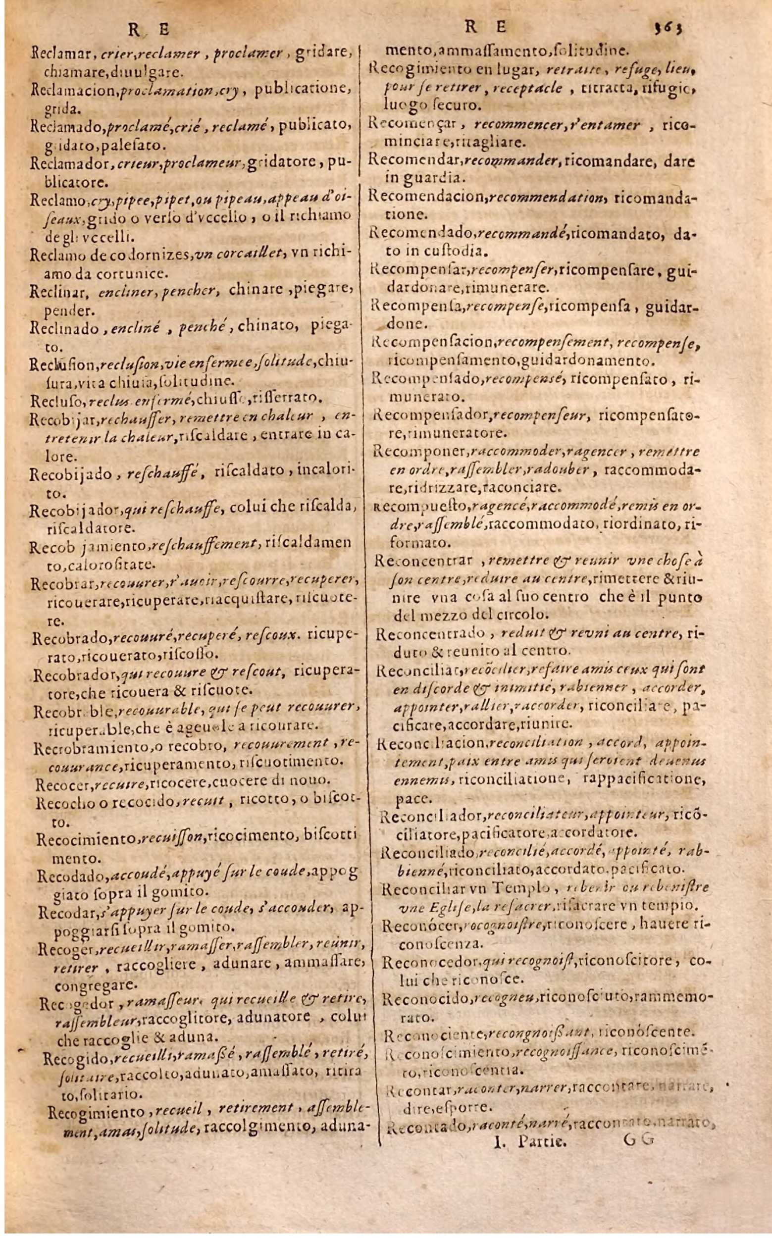 1627 - Jacques Crespin - Trésor des trois langues - Regensburg