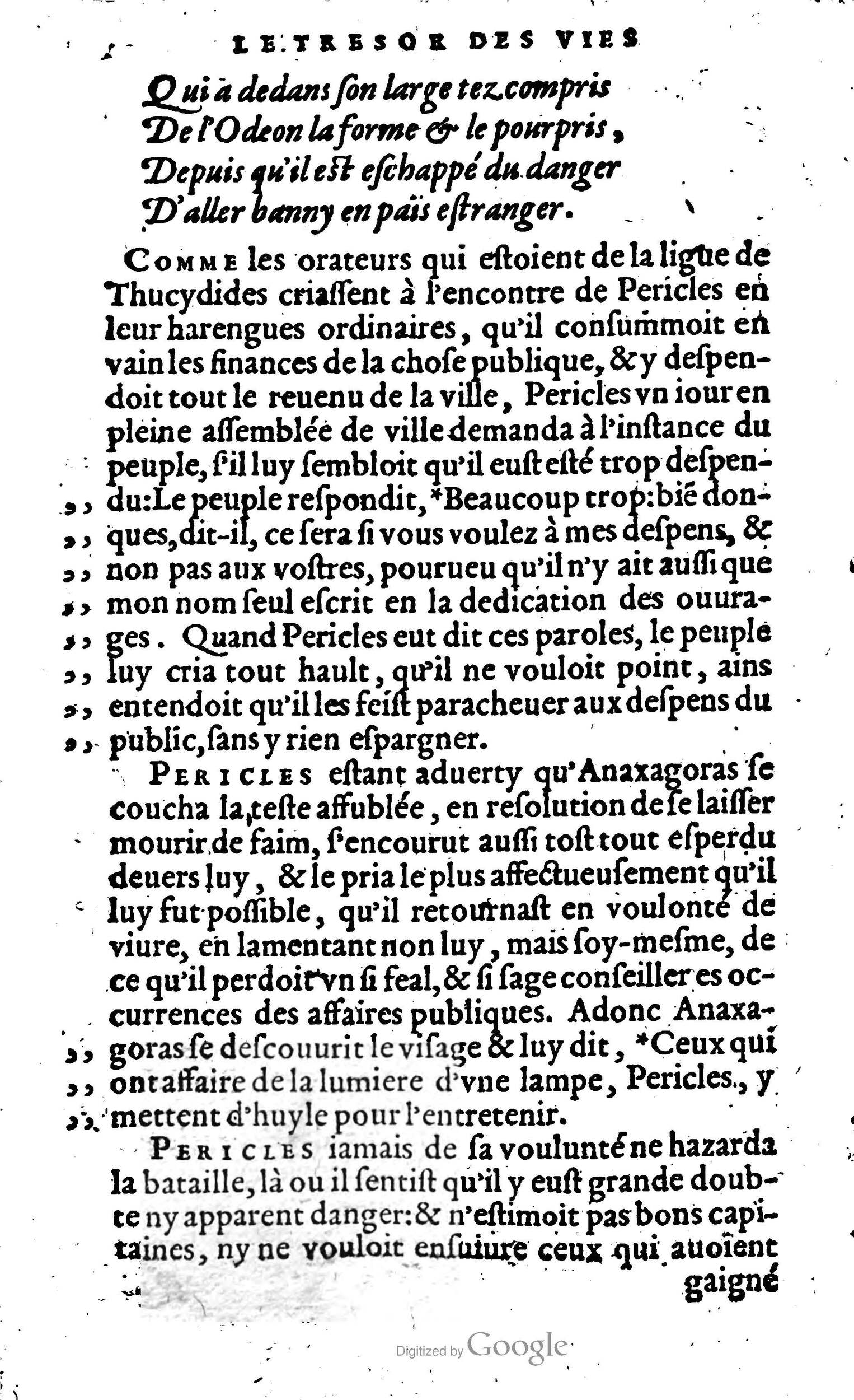 1568 - Willem Silvius - Trésor des vies de Plutarque - Anvers Plantin-Moretus