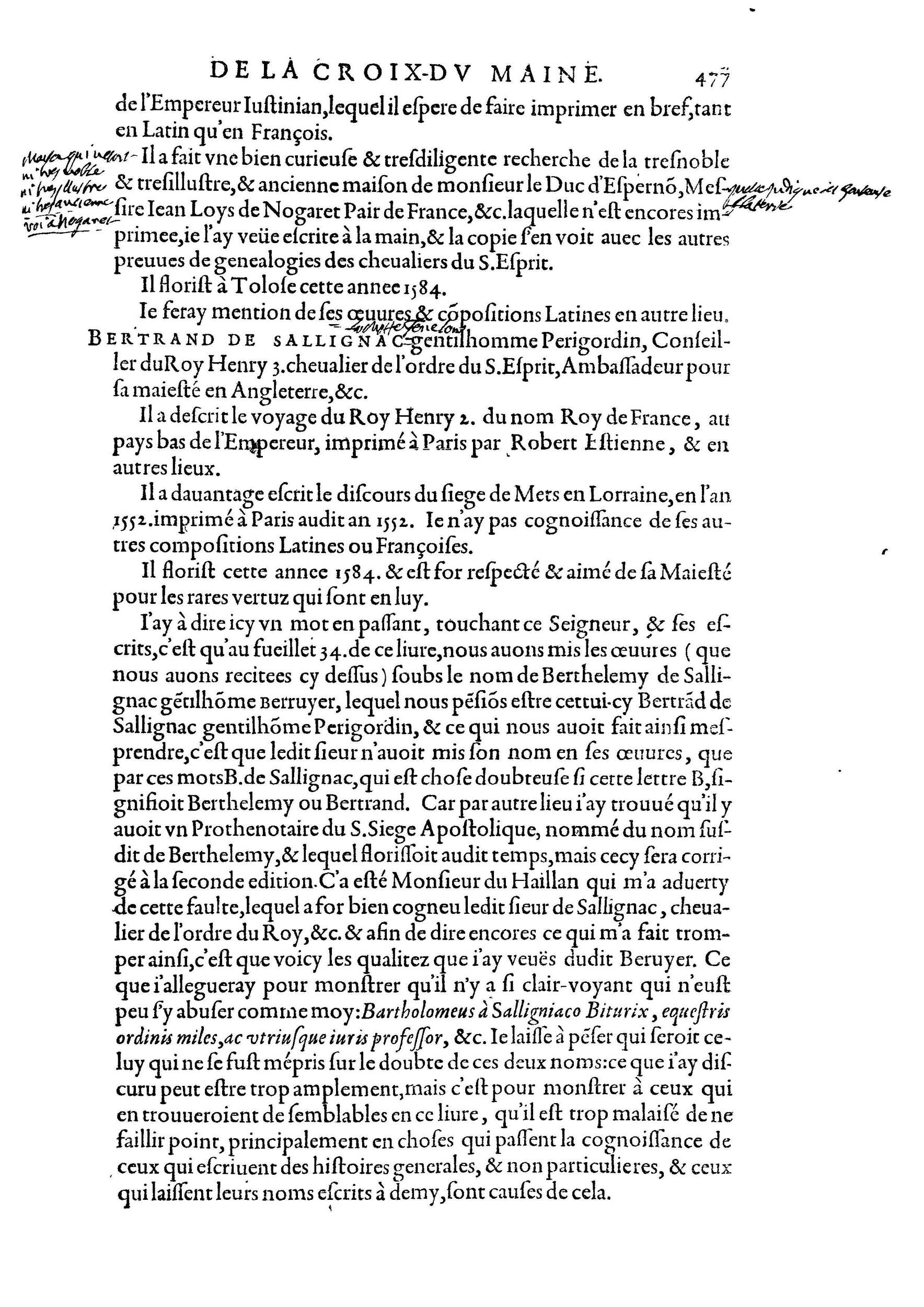 1584 - Abel L&#039;Angelier - Bibliothèques françaises - BnF