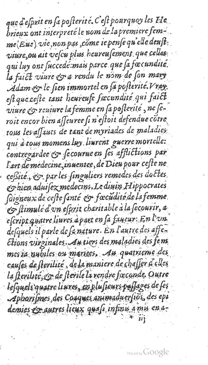 1585 - Jacques du Puis - Trésor des remèdes secrets pour les maladies des femmes - BnF