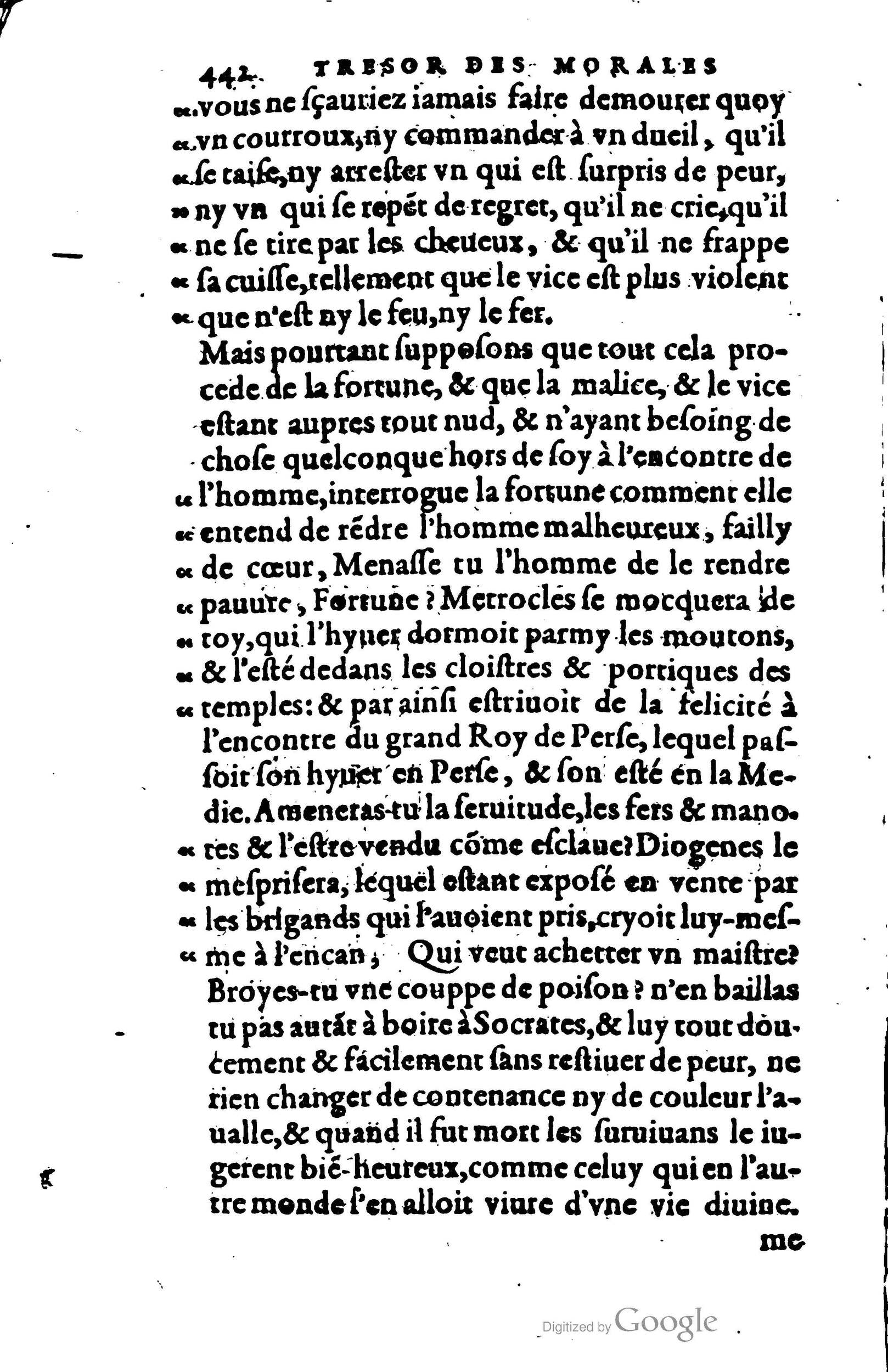 1578 - Jean Poupy - Trésor des morales de Plutarque - BSB Munich