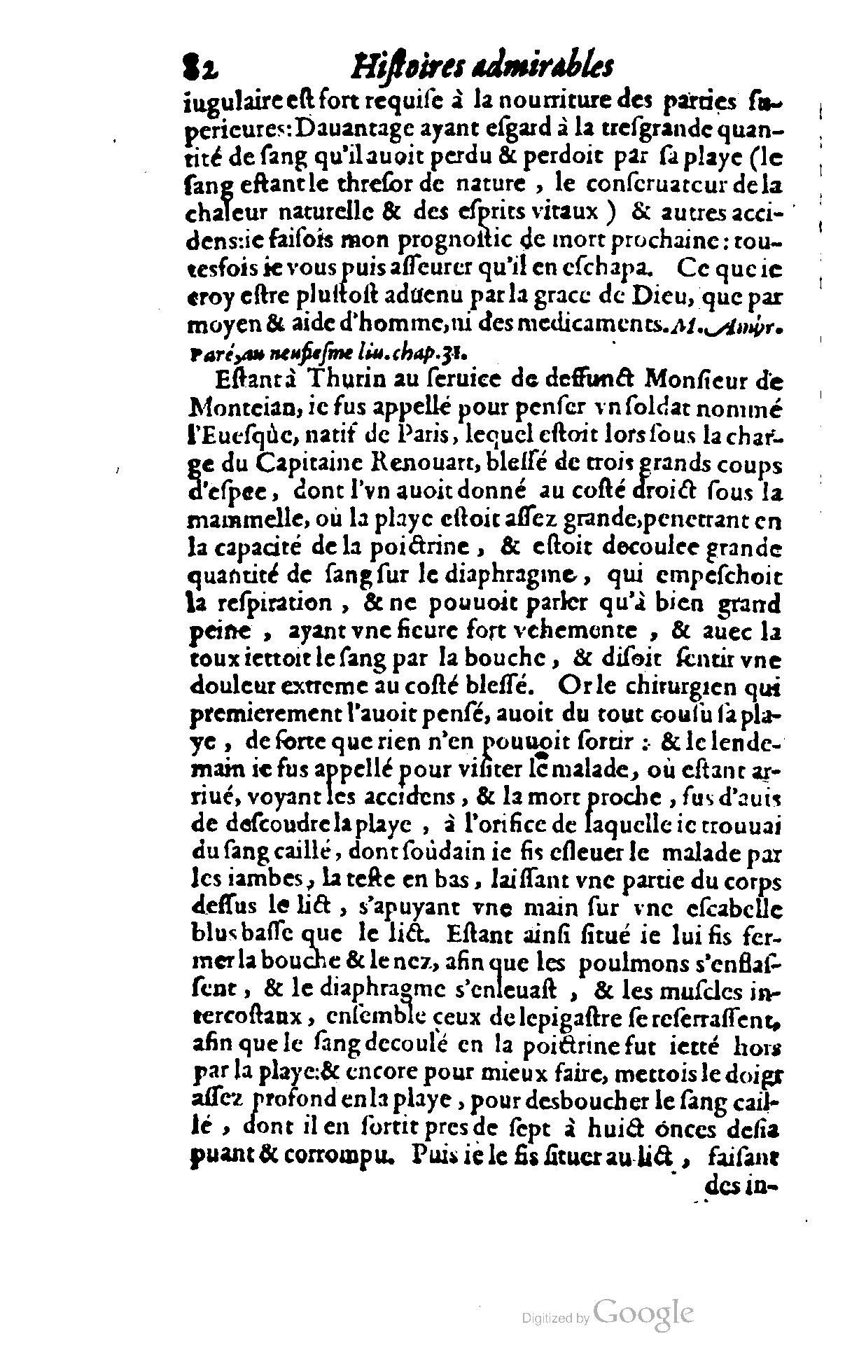 1620 - Samuel Crespin - Trésor d’histoires admirables et mémorables - BCU Lausanne