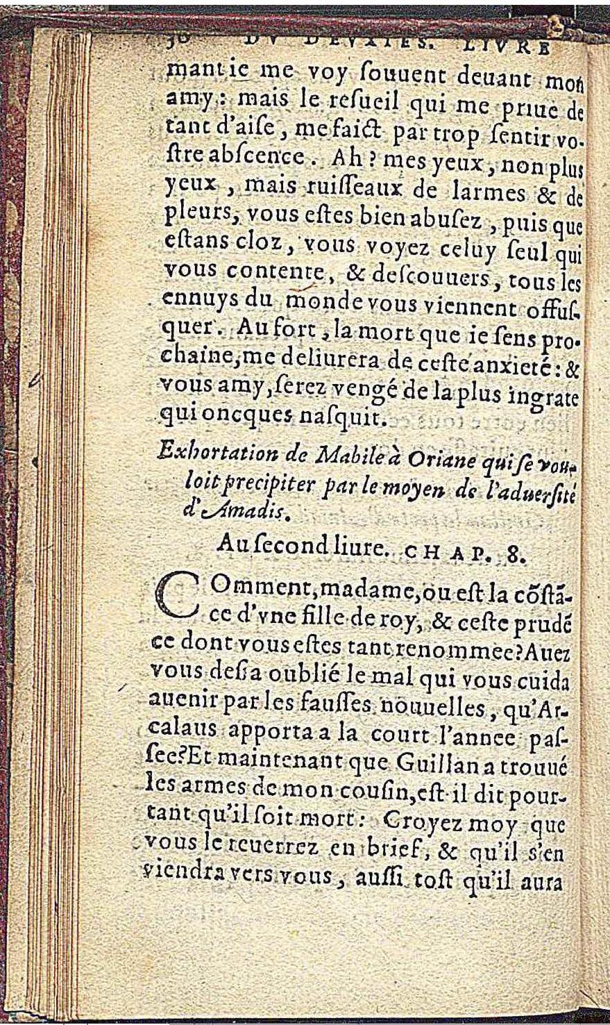 1573 - Olivier de Harsy - Trésor des Amadis - Edimbourg