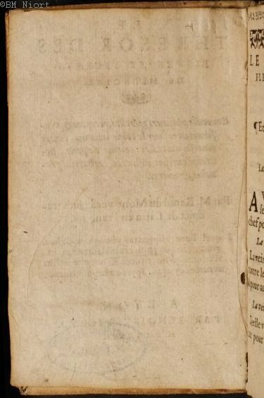 1586 - Benoît Rigaud - Trésor des fleurs et secrets de médecine - Université Paris Cité
