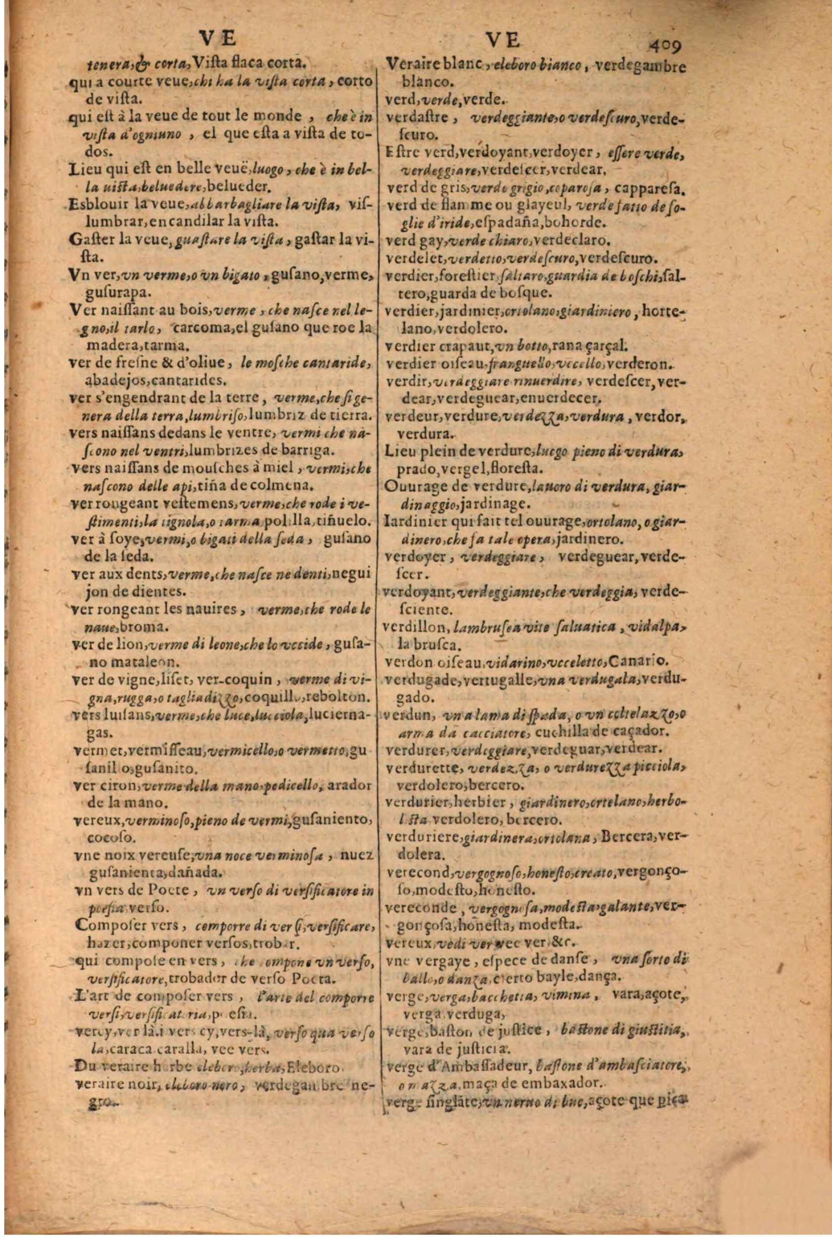 1616 - Pierre de la Rovière - Trésor des trois langues (Seconde partie) - BSB Munich