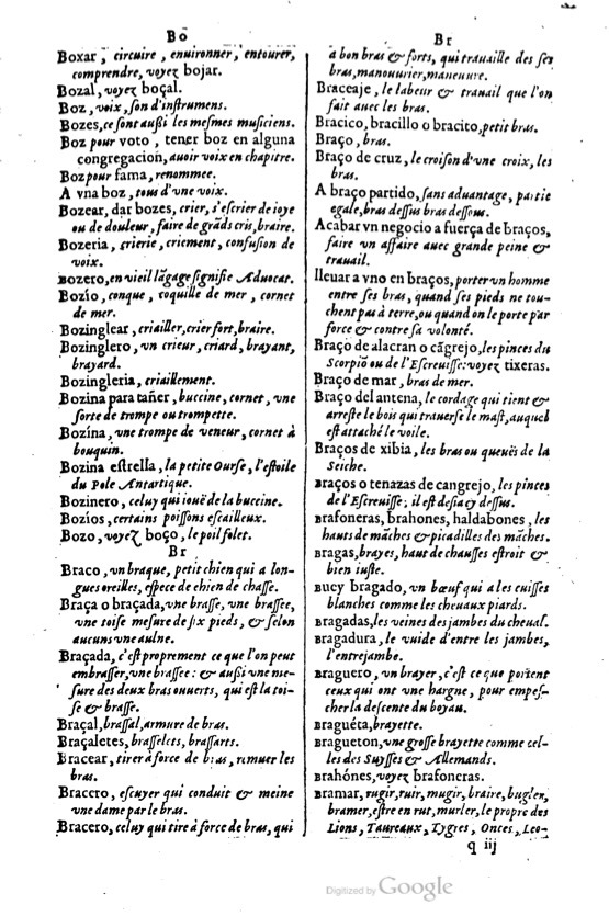 1621 - Adrian Tiffaine - Trésor des deux langues espagnole et française - BM Lyon