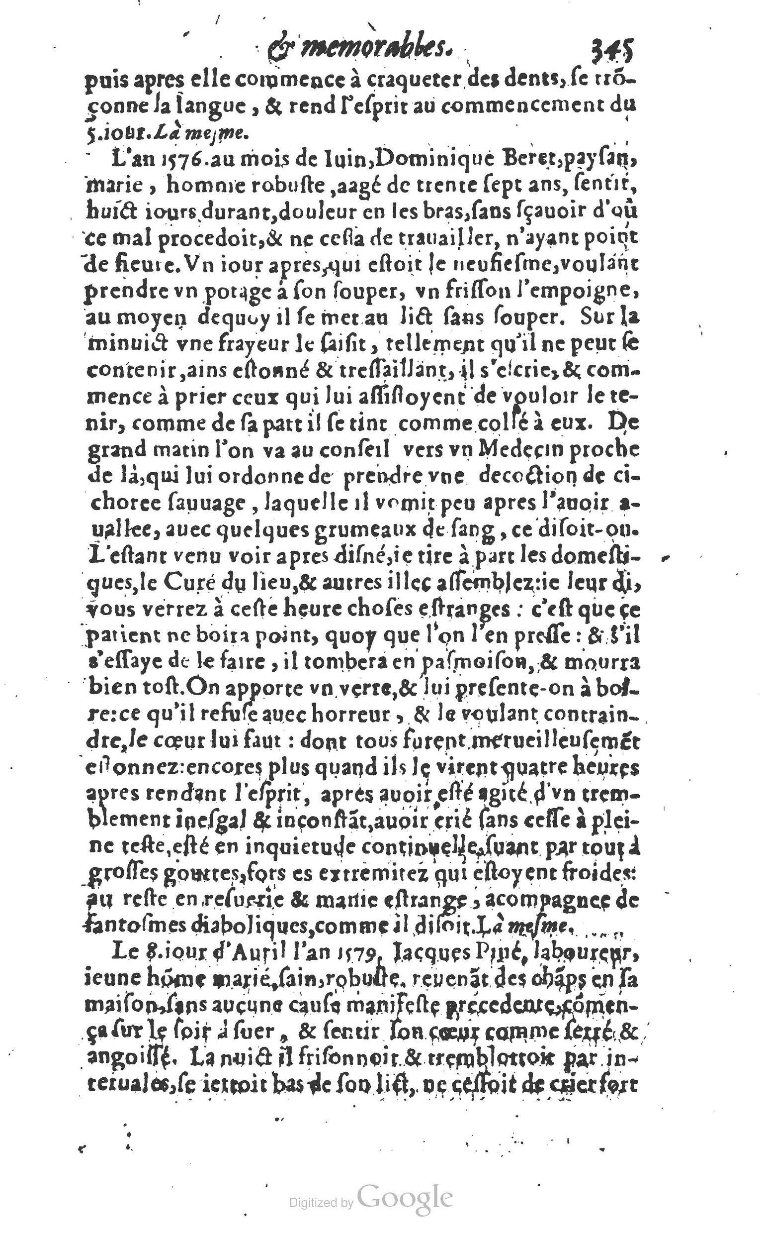 1610 - Paul Marceau - Trésor d’histoires admirables et mémorables - Princeton