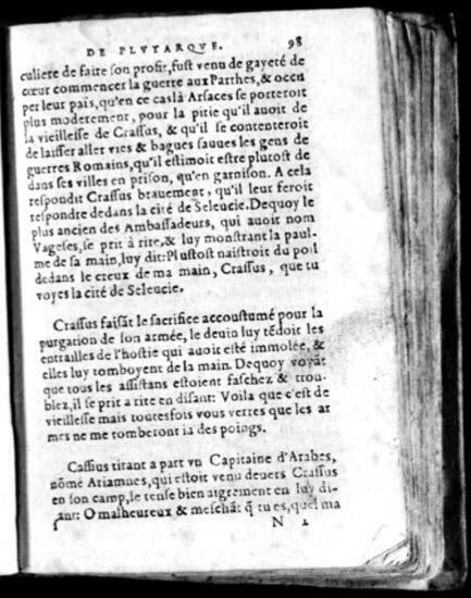 1574 - Benoît Rigaud - Trésor des vies de Plutarque - Avignon 1574 - Benoît Rigaud - Trésor des vies de Plutarque - Avignon