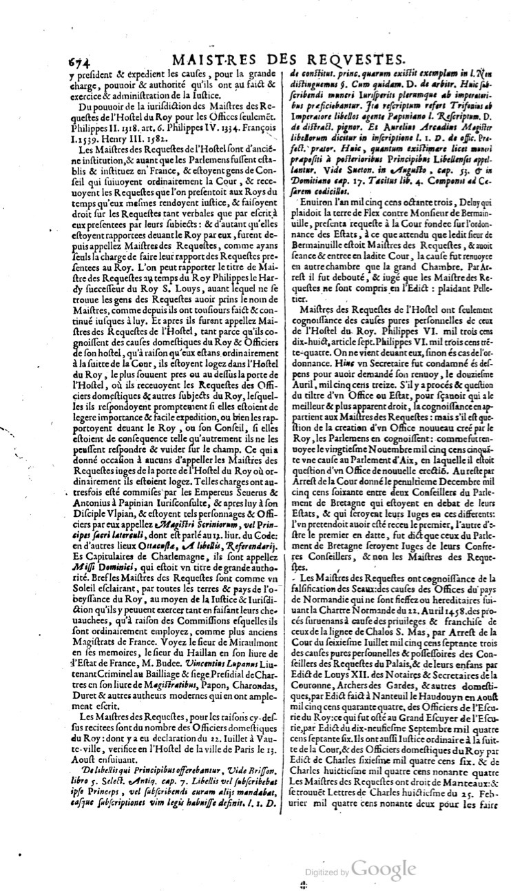 1629 - Veuve Nicolas Buon - Trésor du droit français (21754 T. 2) - BM Lyon