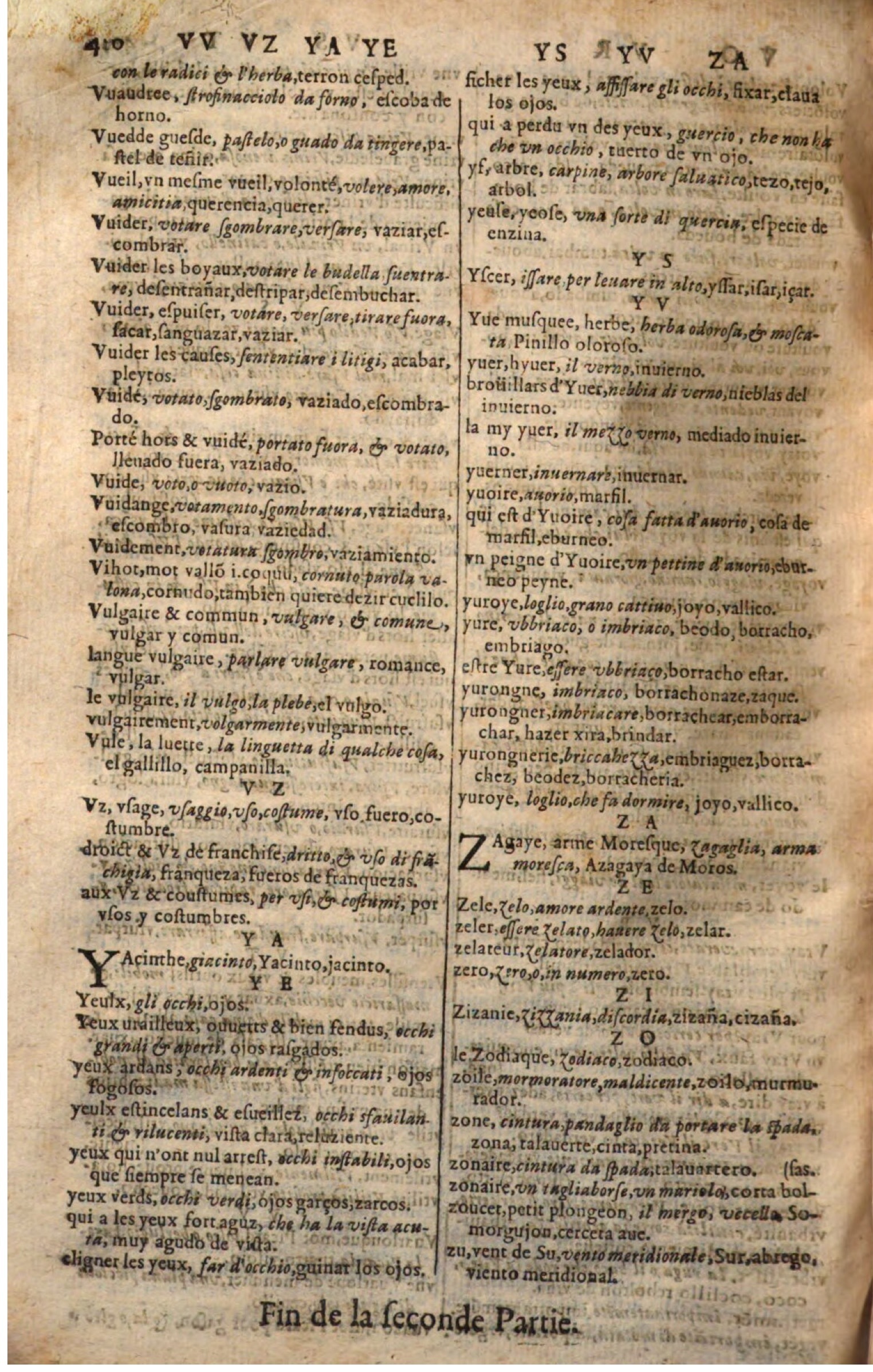 1644 - Jacques Crespin - Trésor des trois langues - Passau 1644 - Jacques Crespin - Trésor des trois langues - Passau