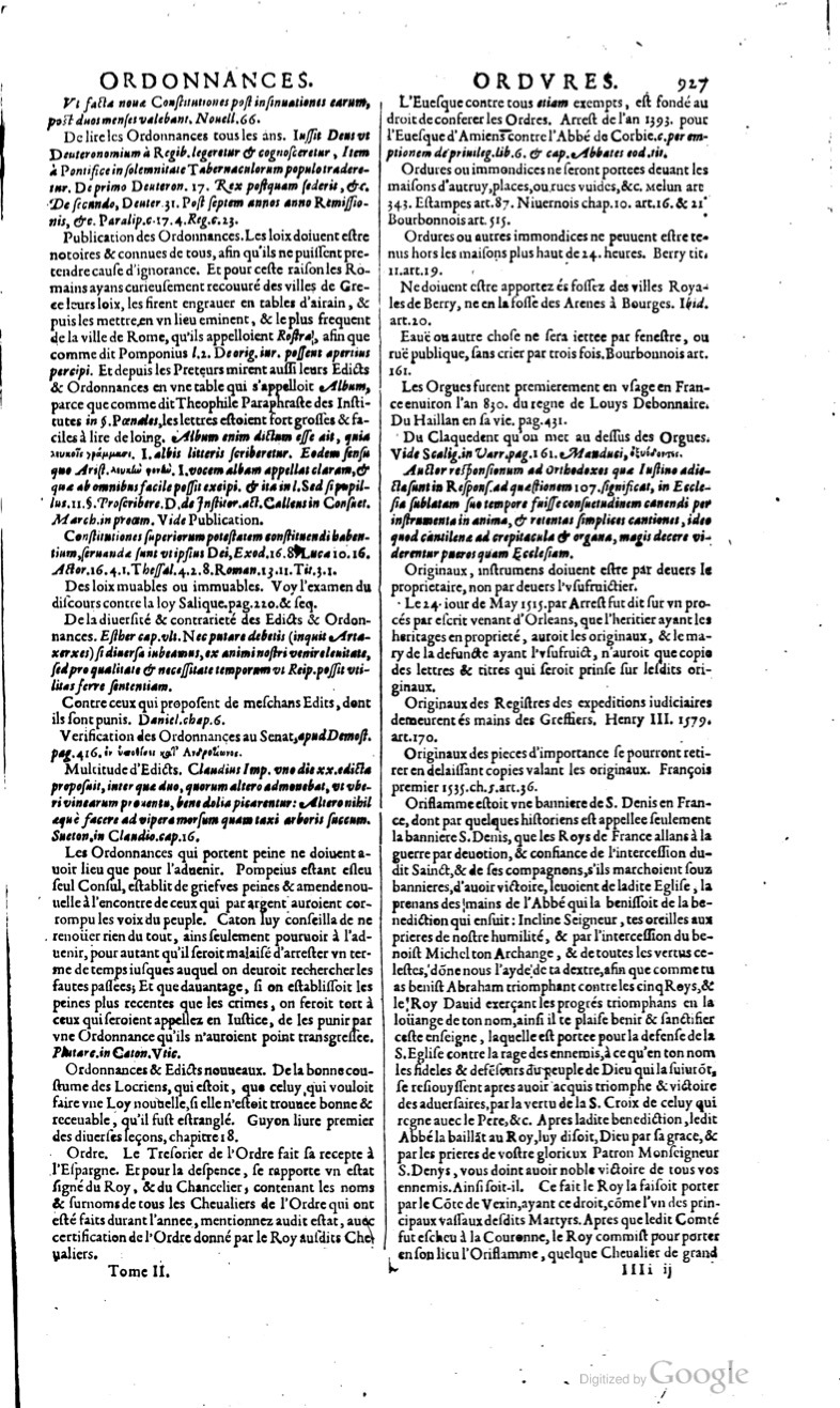 1629 - Veuve Nicolas Buon - Trésor du droit français (29620 T. 2) - BM Lyon