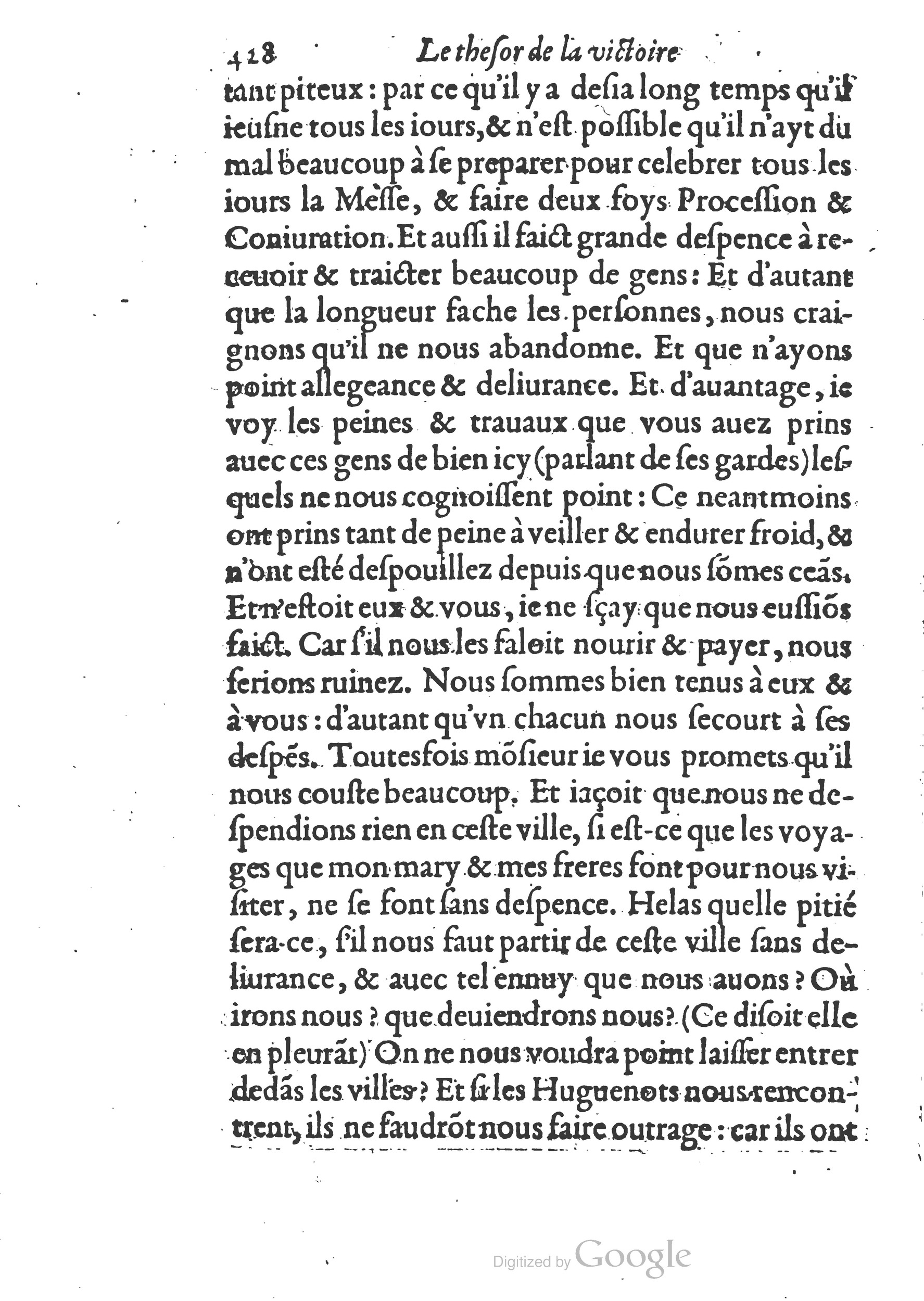 1578 - Nicolas Chesneau - Trésor et entière histoire de la triomphante victoire du corps de Dieu sur l’esprit malin - British Library
