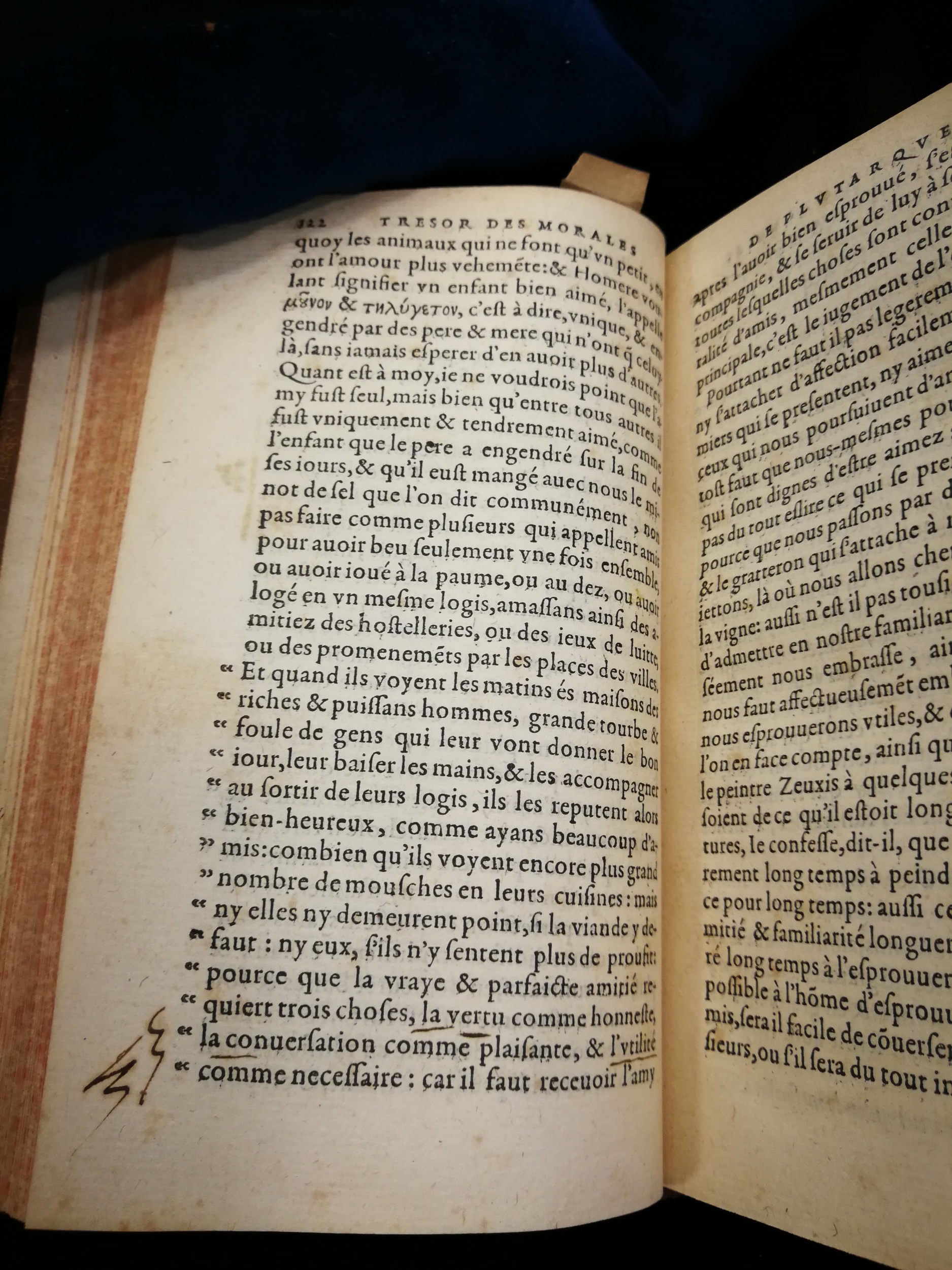 1577 - Jean Poupy - Trésor des morales de Plutarque - Les Méjanes, Aix-en-Provence