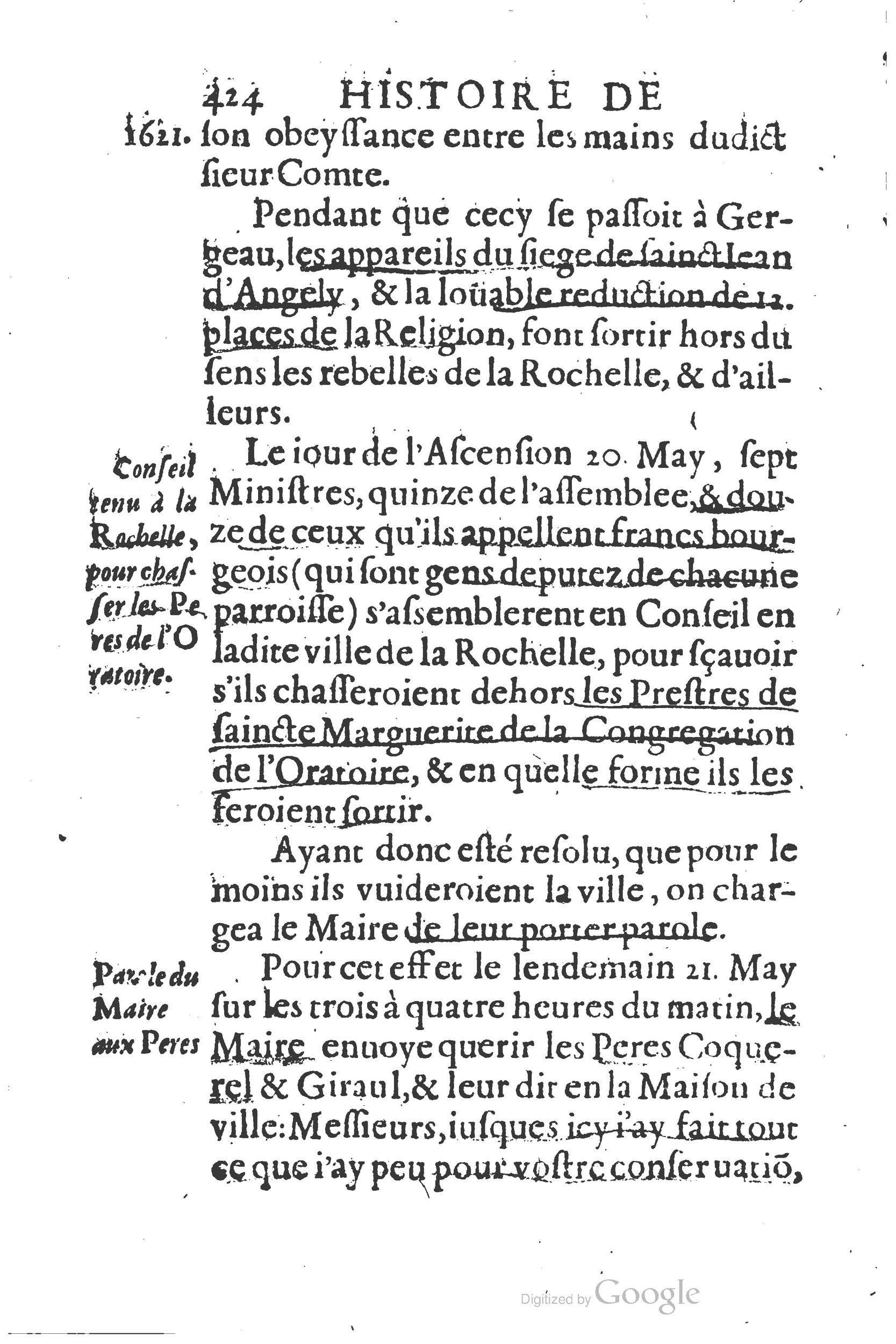 1626 - Joseph Bouillerot - Trésor de l’histoire générale de notre temps - BSB Munich