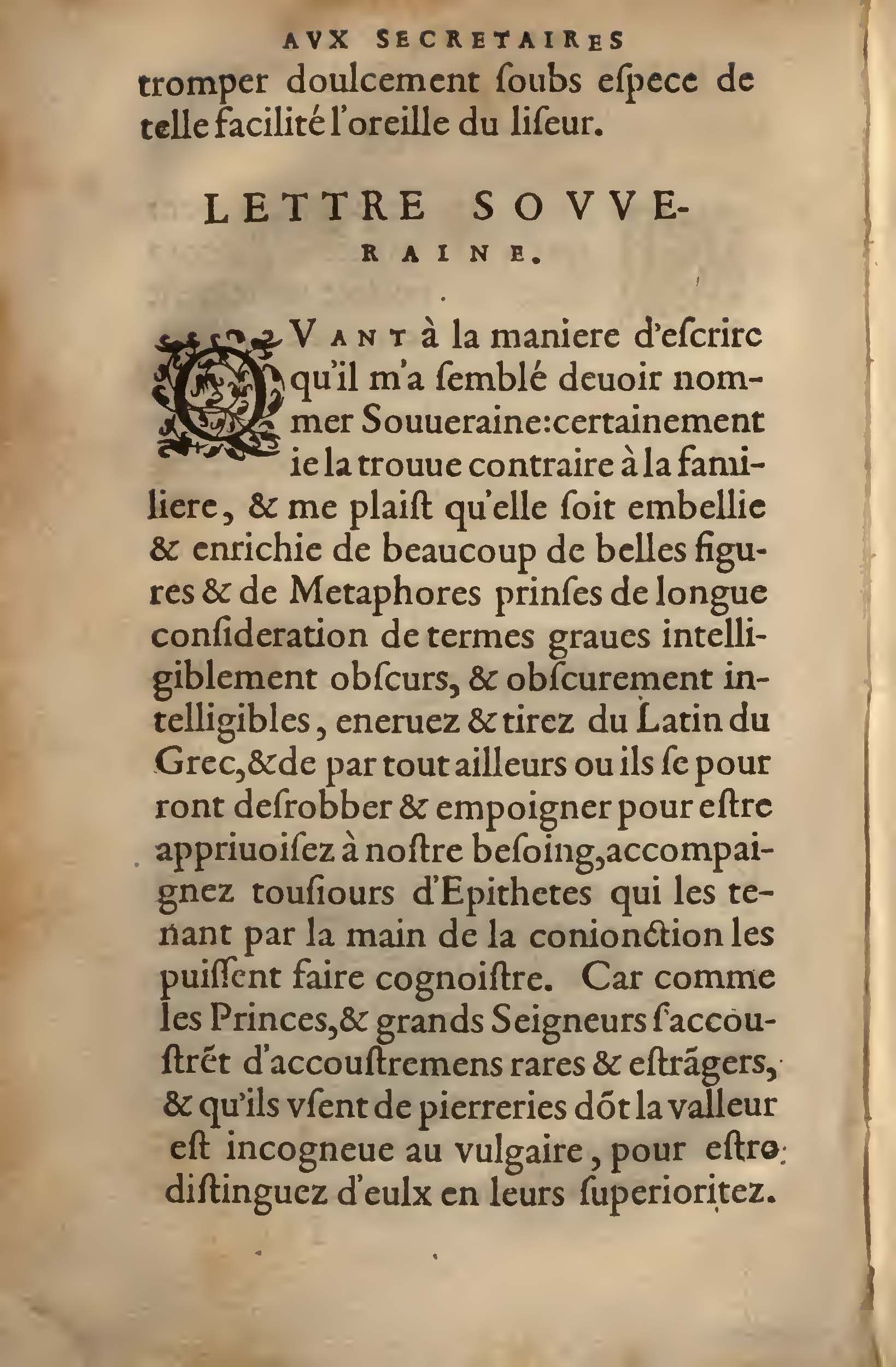 1572 - Lucas Breyer - Finances et Trésor de la plume française - BNC Rome
