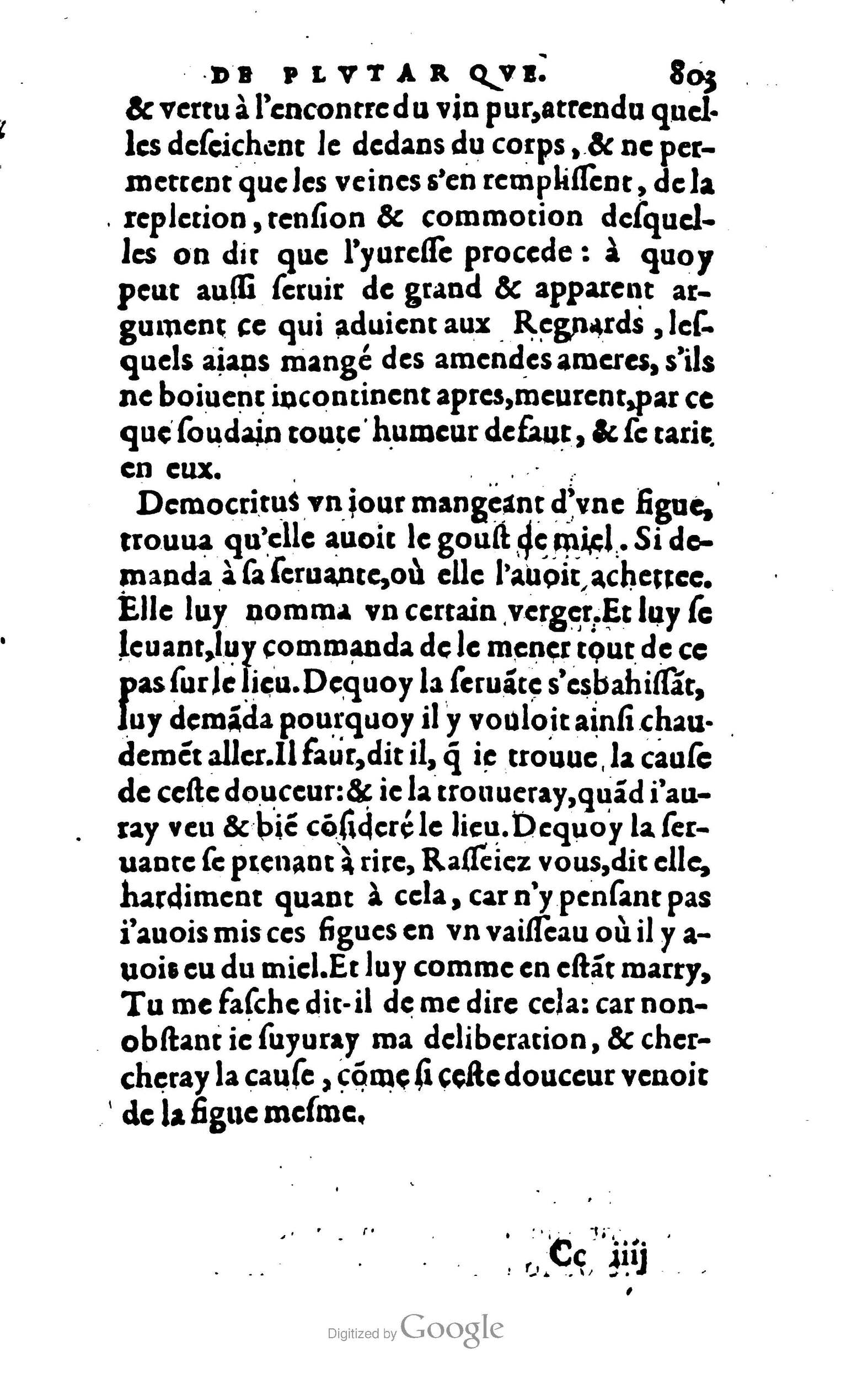 1578 - Jean Poupy - Trésor des morales de Plutarque - BSB Munich