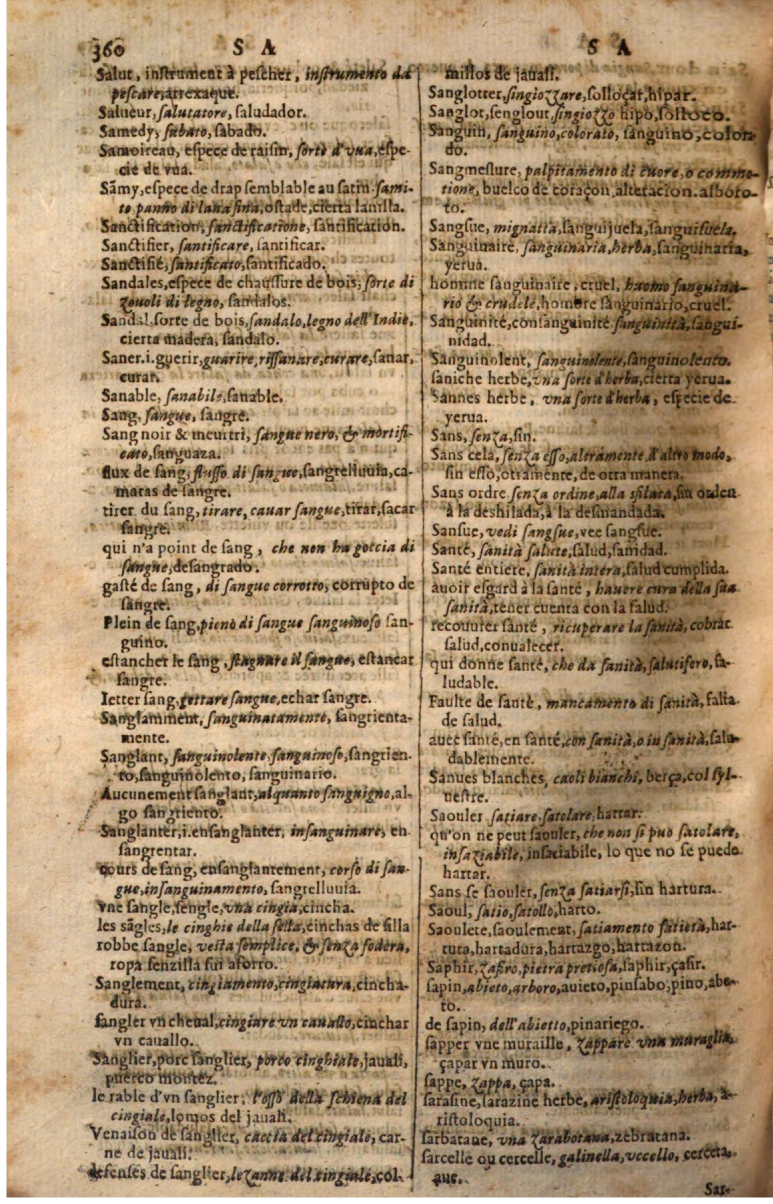 1644 - Jacques Crespin - Trésor des trois langues - Passau