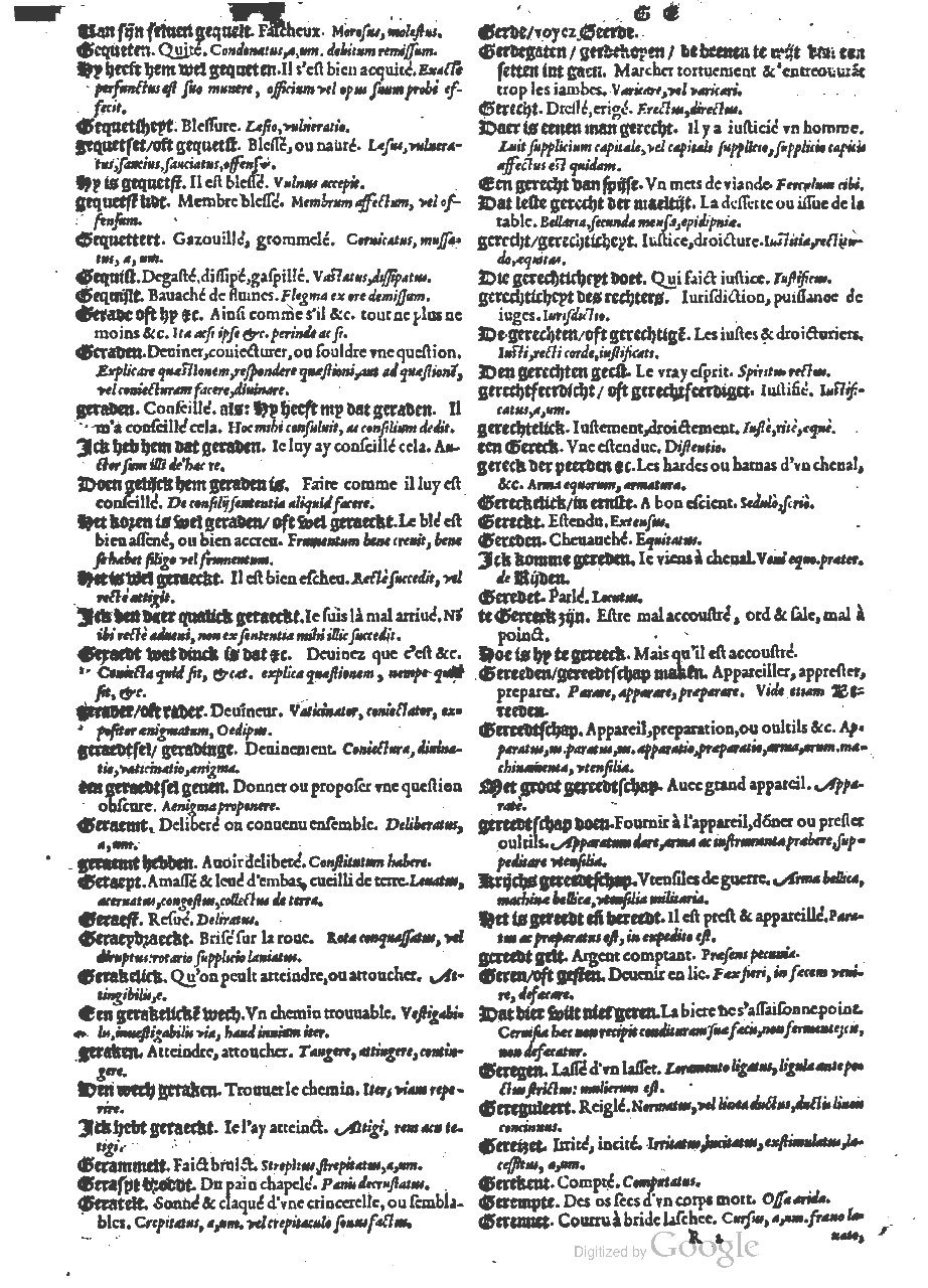 1573 - Christophe Plantin - Trésor du langage bas-allemand - BM Lyon