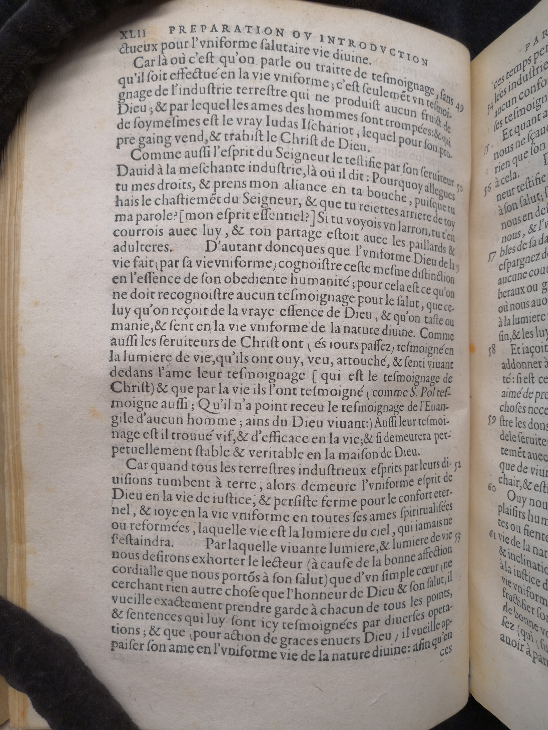 1581c. - Christophe Plantin - Le Livre des témoignages du Trésor caché au champ (Livres 2, 4, 6 et 7) - Anvers Musée Plantin Moretus