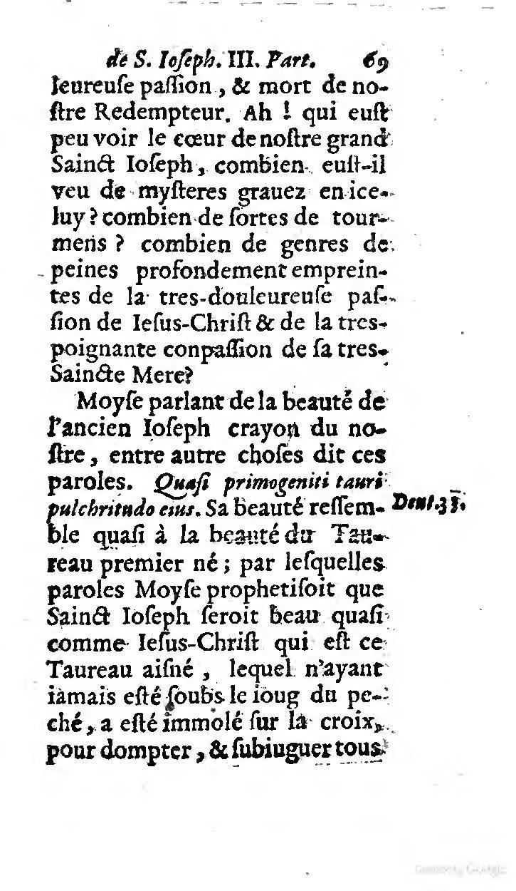 1646 - Jean Piot - Trésor inestimable de Saint-Joseph - BNC Rome
