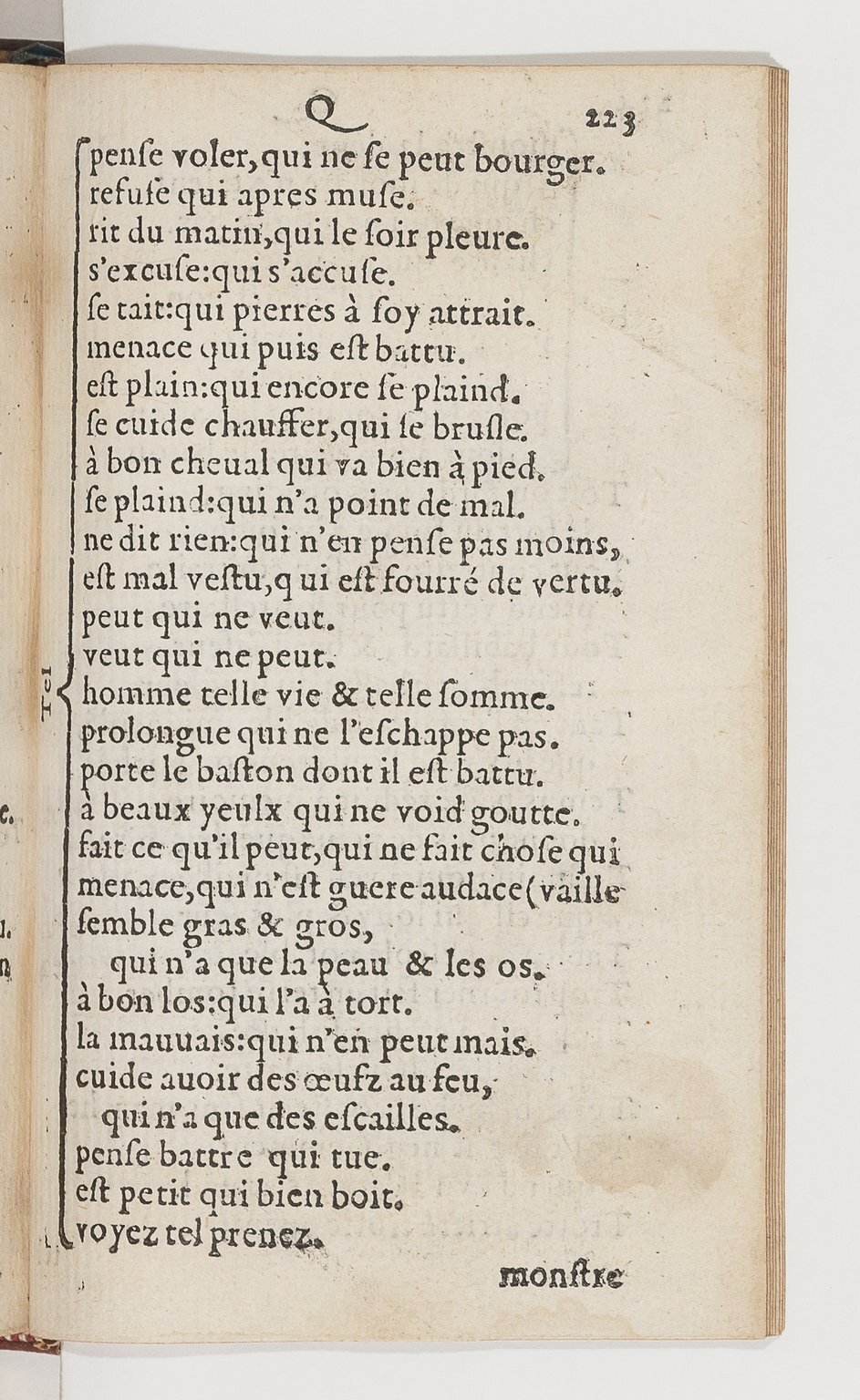 1577 - Jean d’Ogerolles - Trésor de sentences dorées - BnF Arsenal