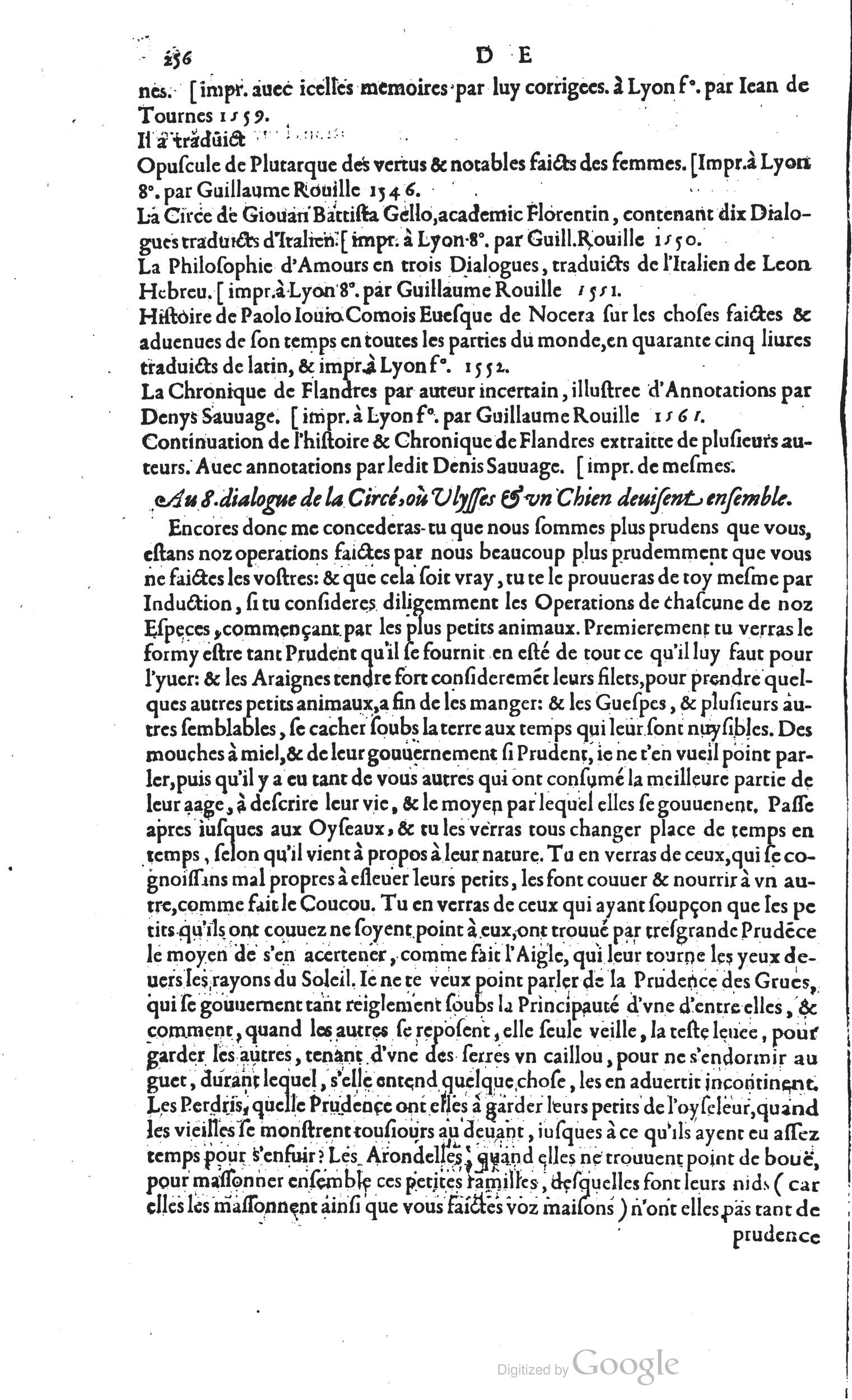 1585 - Barthélemy Honorat - Bibliothèques françaises - BSB Munich