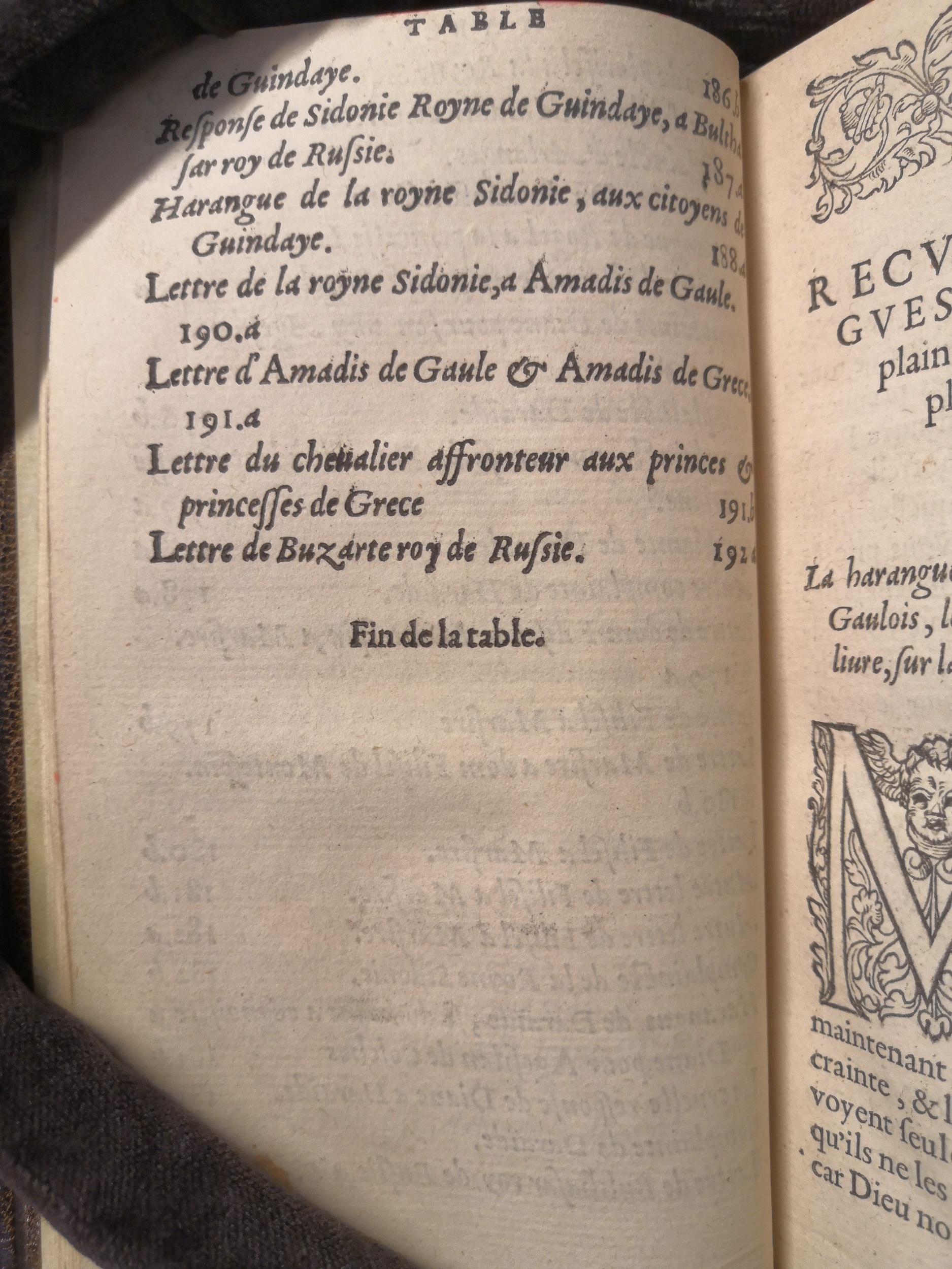 1560 - Étienne Groulleau - Trésor des Amadis - Amsterdam