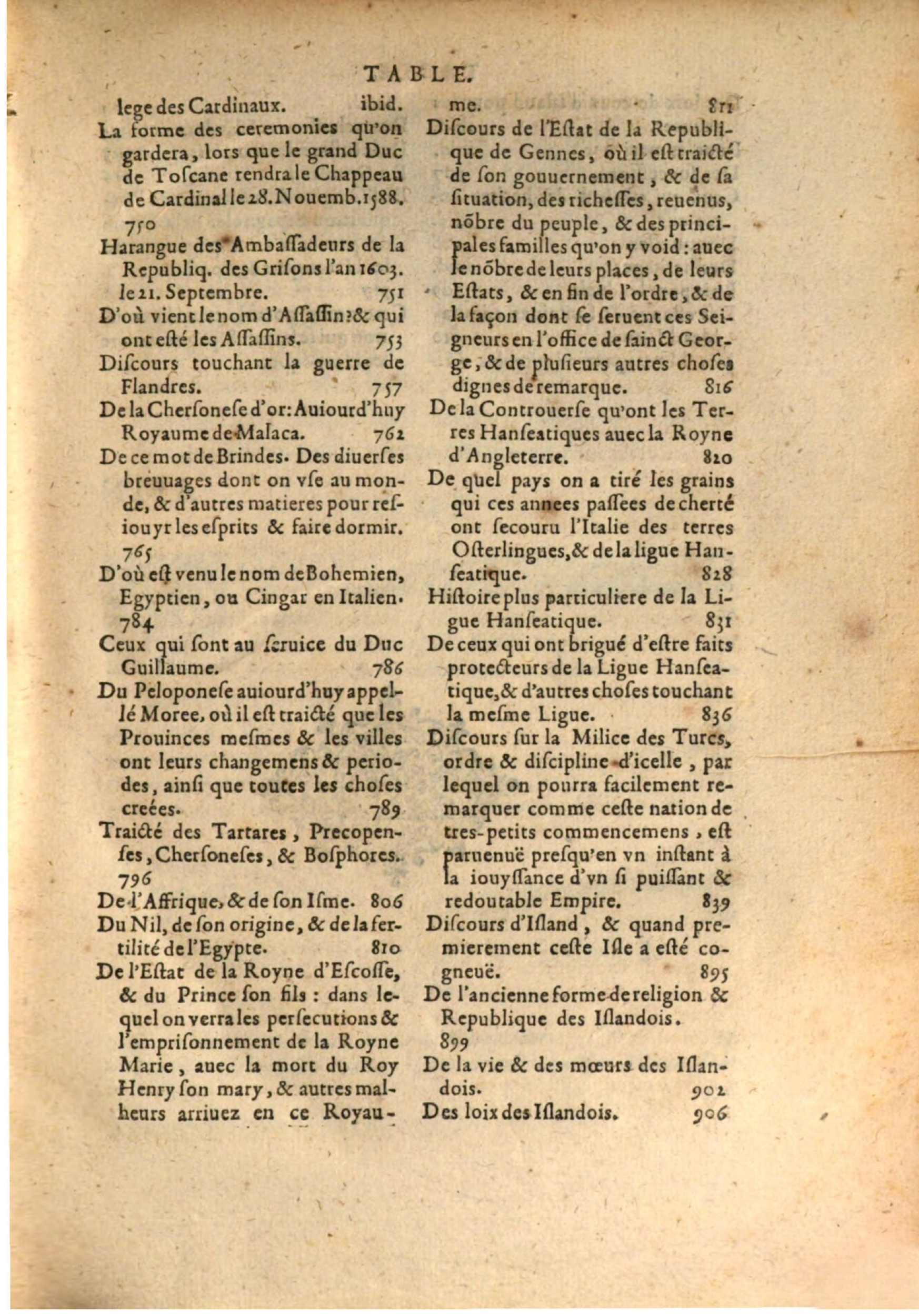 1611 - Pierre Chevalier - Trésor politique - BSB Munich