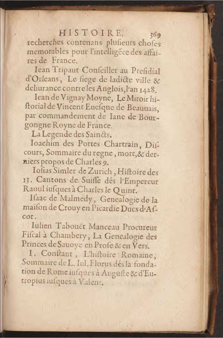 1602 - François Jacquin - Trésor des bons esprits français - BnF Arsenal
