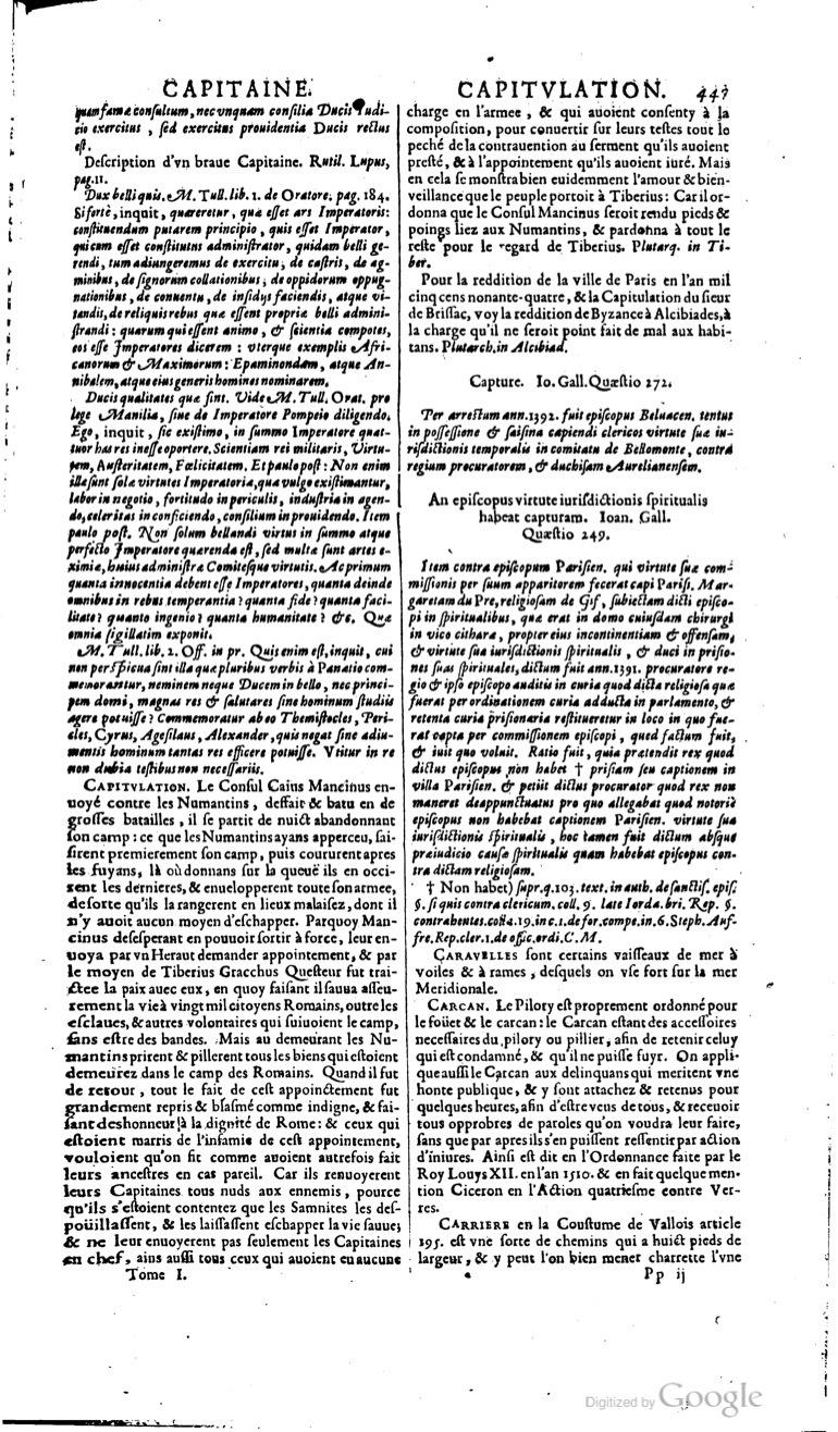 1629 - Veuve Nicolas Buon - Trésor du droit français (29620 T. 1) - BM Lyon