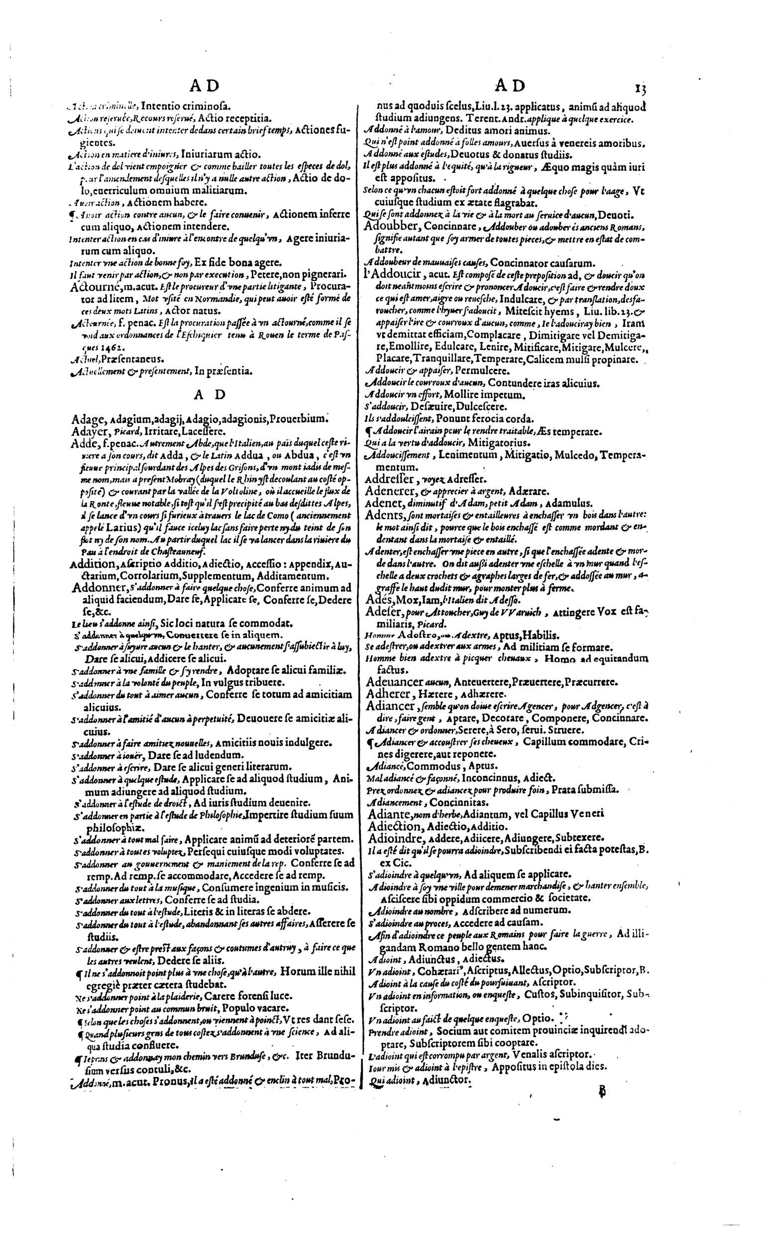 1606 - David Douceur - Trésor de la langue française - BM Lyon 1606 - David Douceur - Trésor de la langue française - BM Lyon
