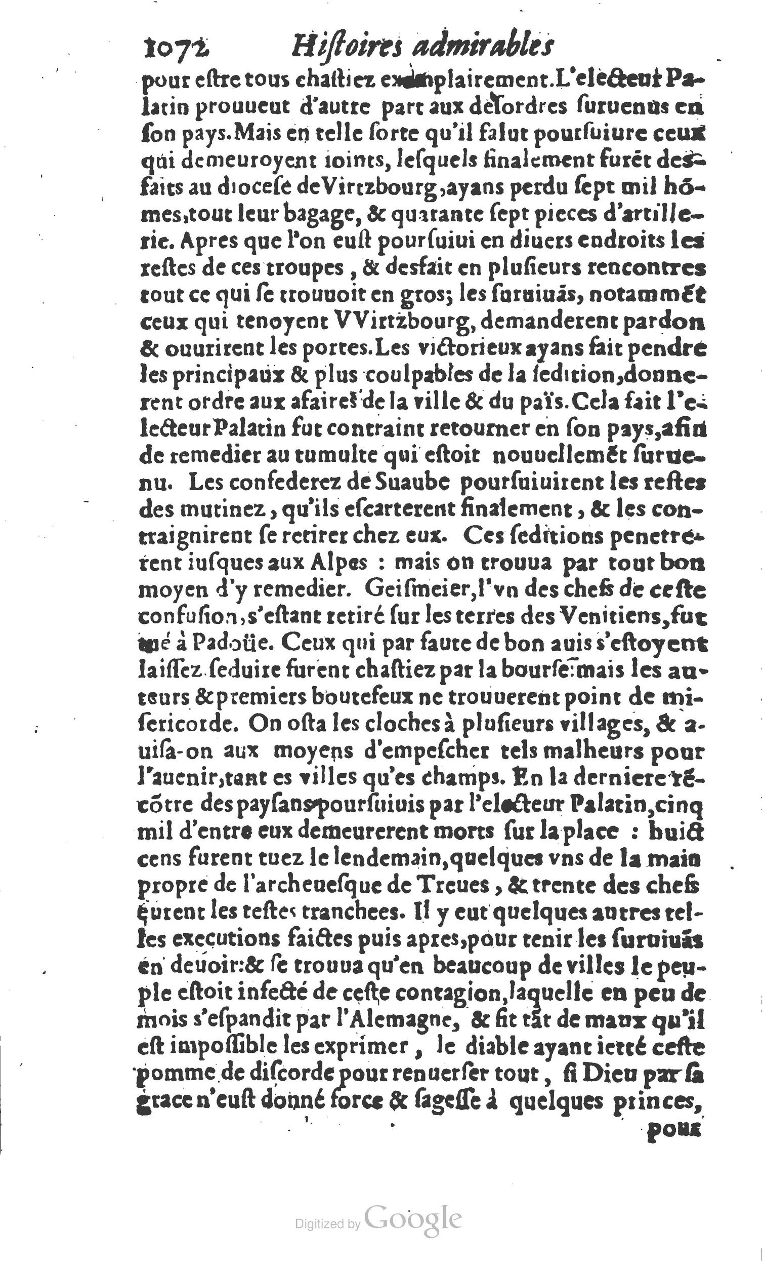 1610 - Paul Marceau - Trésor d’histoires admirables et mémorables - Princeton 1610 - Paul Marceau - Trésor d’histoires admirables et mémorables - Princeton