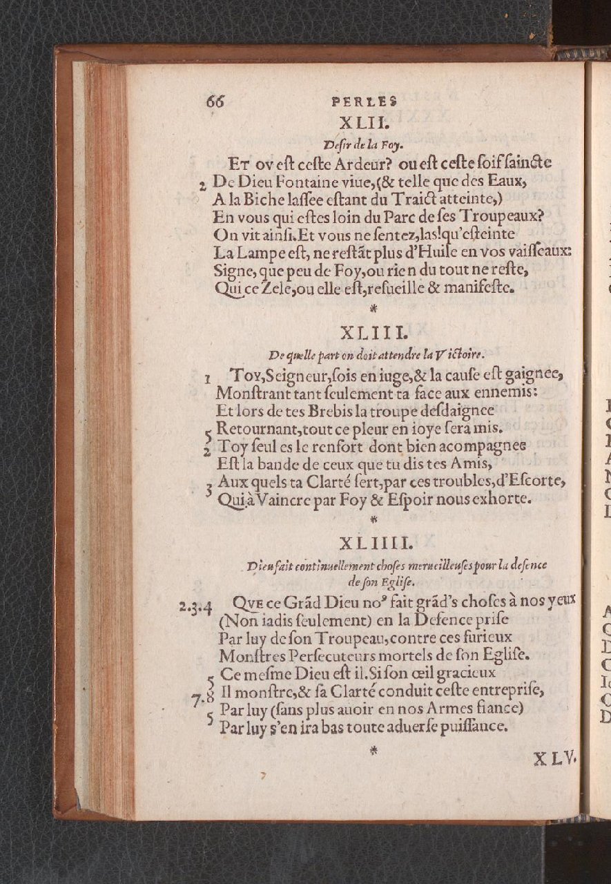 1577 - Jean de Laon - Trésor des 150 psaumes de David - Genève