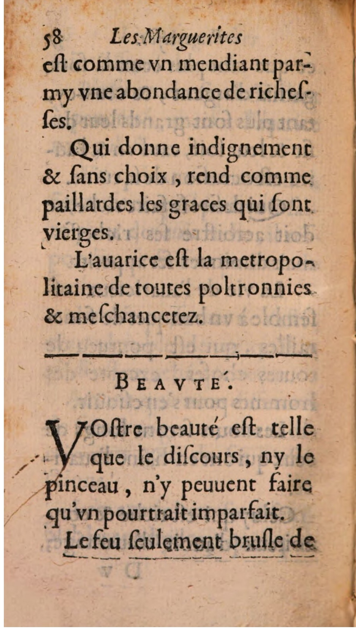 1608 - Théodore Reinsart - Les Marguerites françaises ou Trésor des Fleurs du bien-dire - BSB Munich