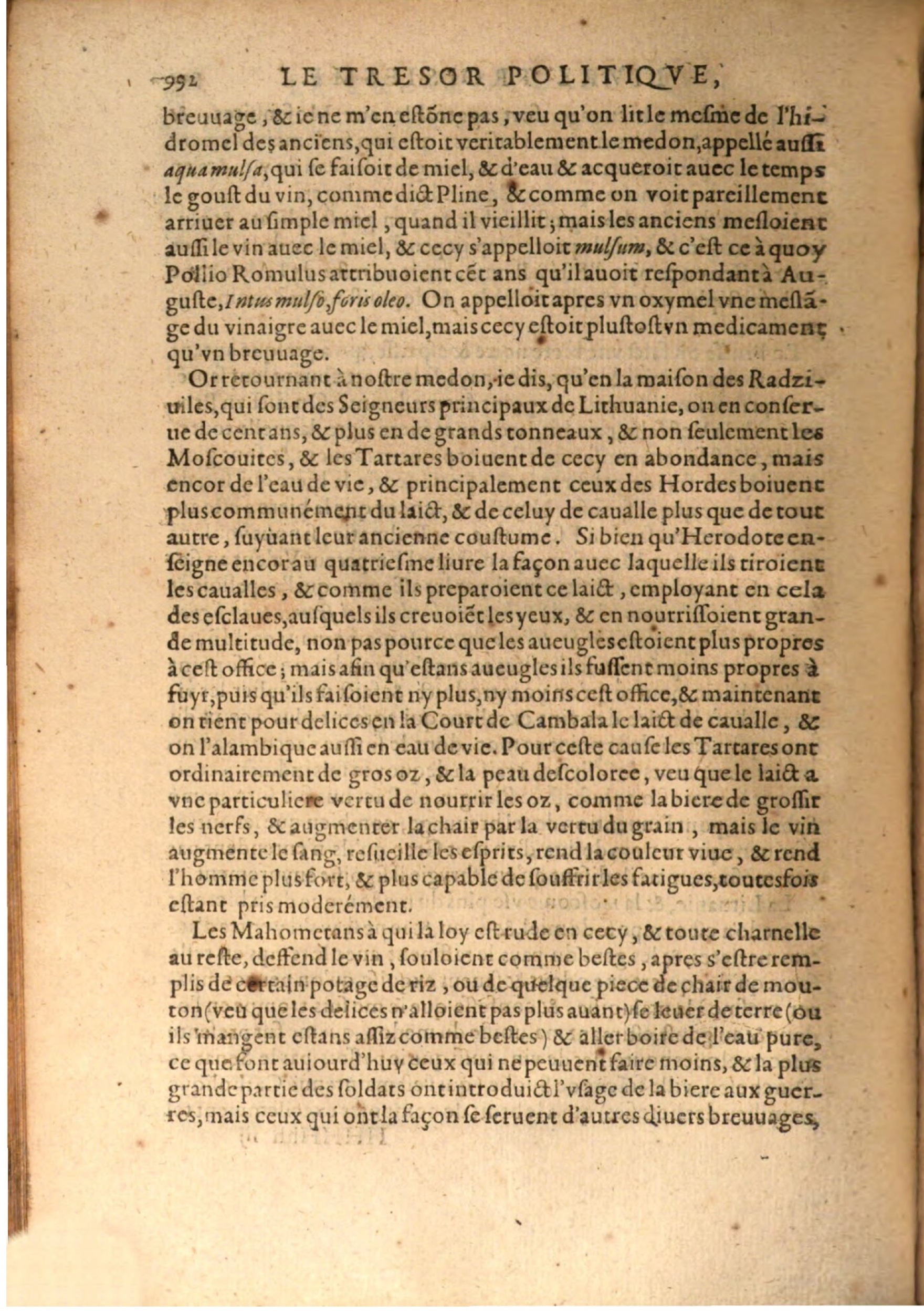 1608 - Nicolas Du Fossé - Trésor politique - BSB Munich