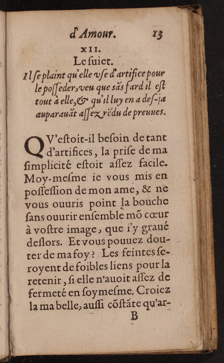 1597 - Matthieu Guillemot - Trésor d’amour - BnF Arsenal