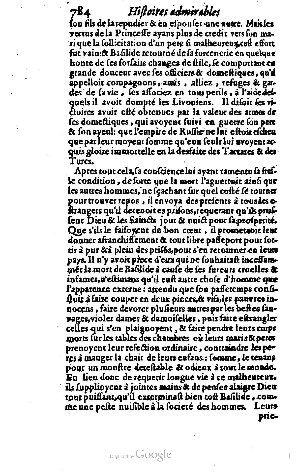 1628 - Jacques Crespin - Trésor d’histoires admirables et mémorables - BSB Munich
