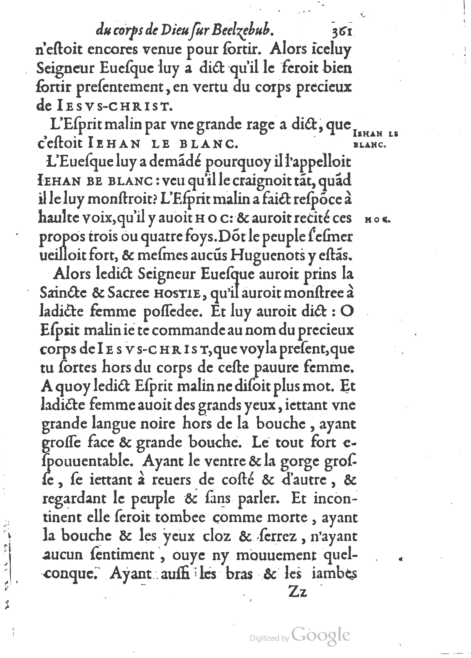 1578 - Nicolas Chesneau - Trésor et entière histoire de la triomphante victoire du corps de Dieu sur l’esprit malin - British Library
