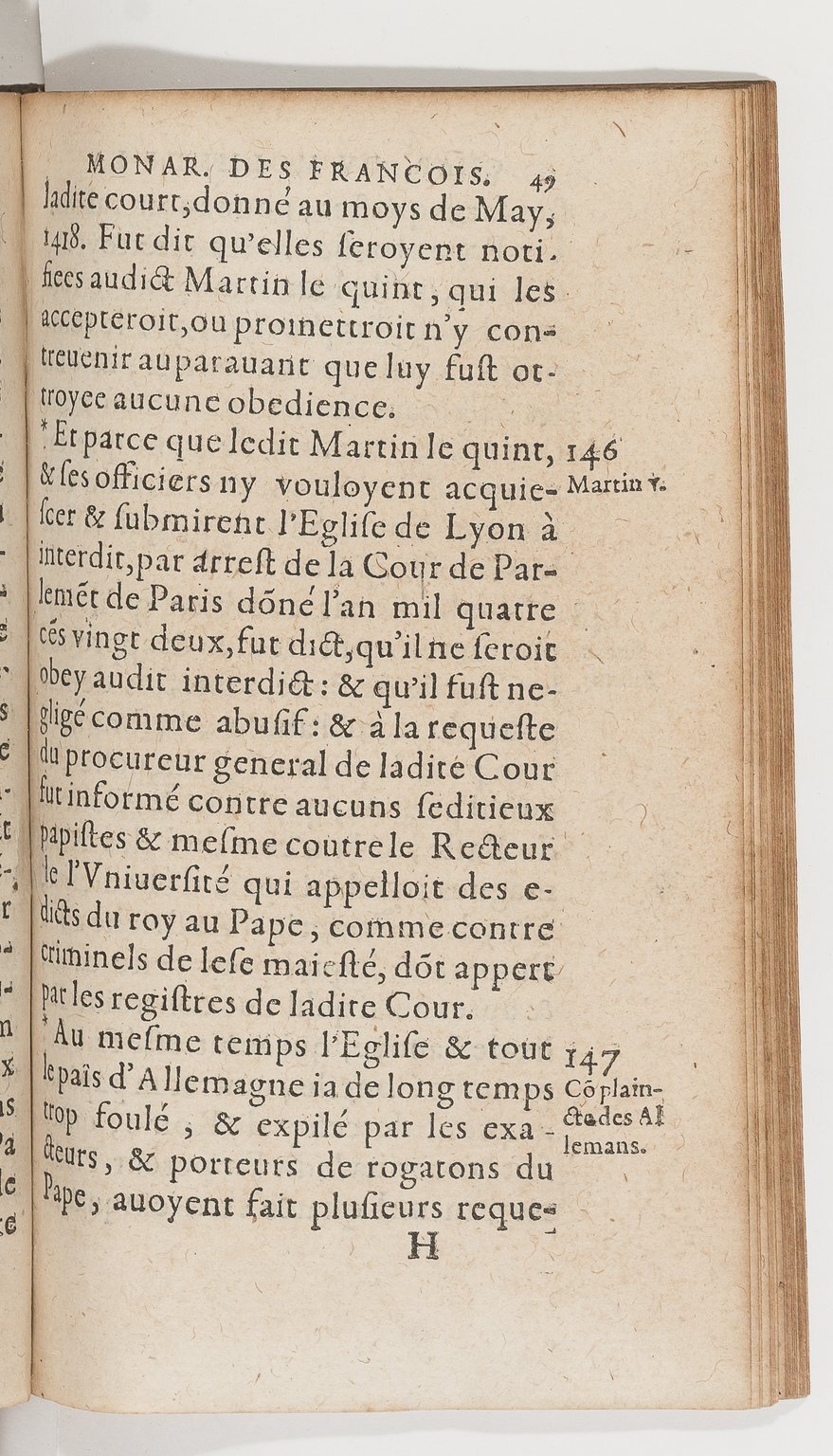 1583 - Galiot Corrozet - Trésor des histoires de France - BnF