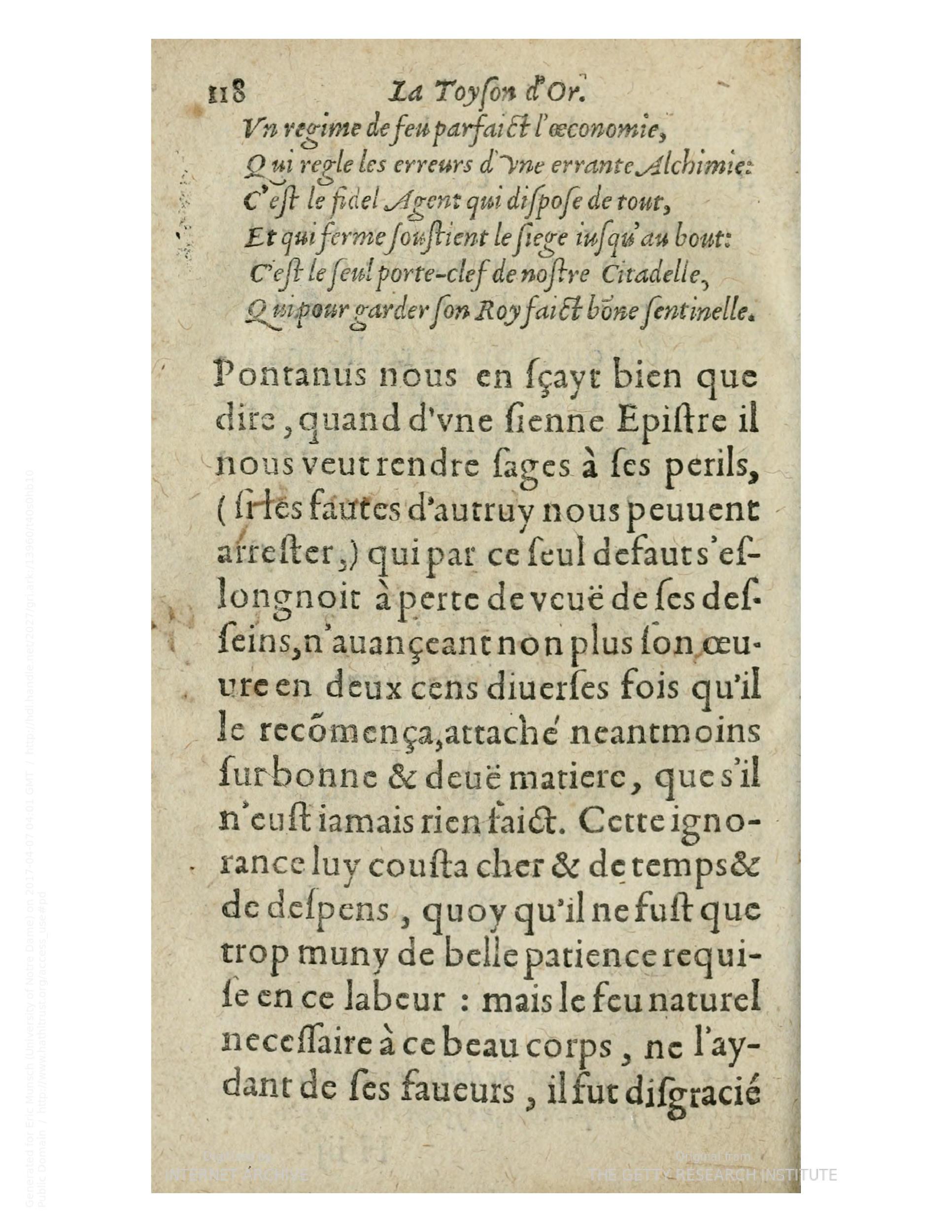 1612 - Charles Sevestre - Toison d’or ou la fleur des trésors - Getty Research Institute