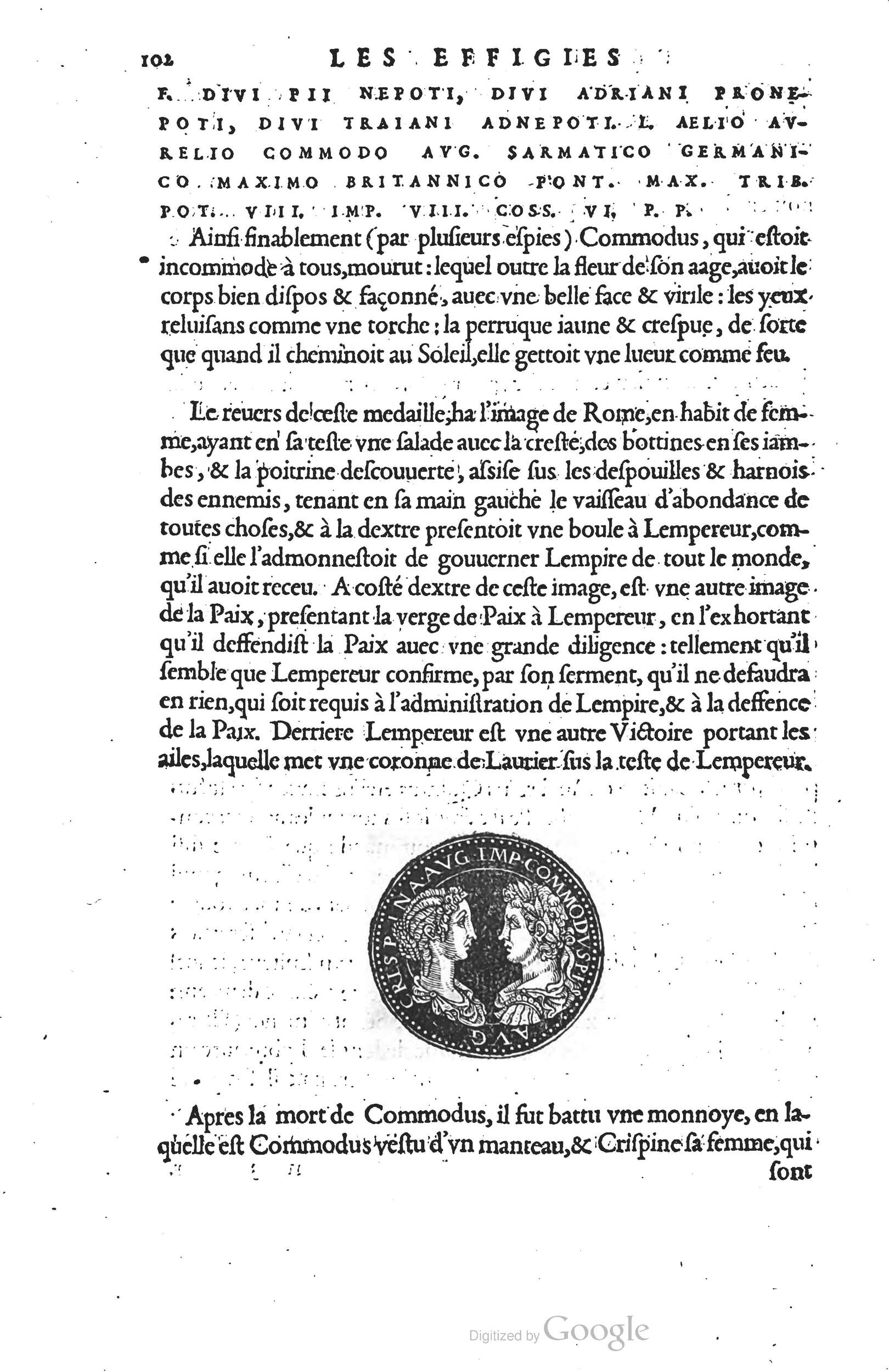 1553 - Jacopo Strada et Thomas Guérin - Épitome du Trésor des antiquités - Prague