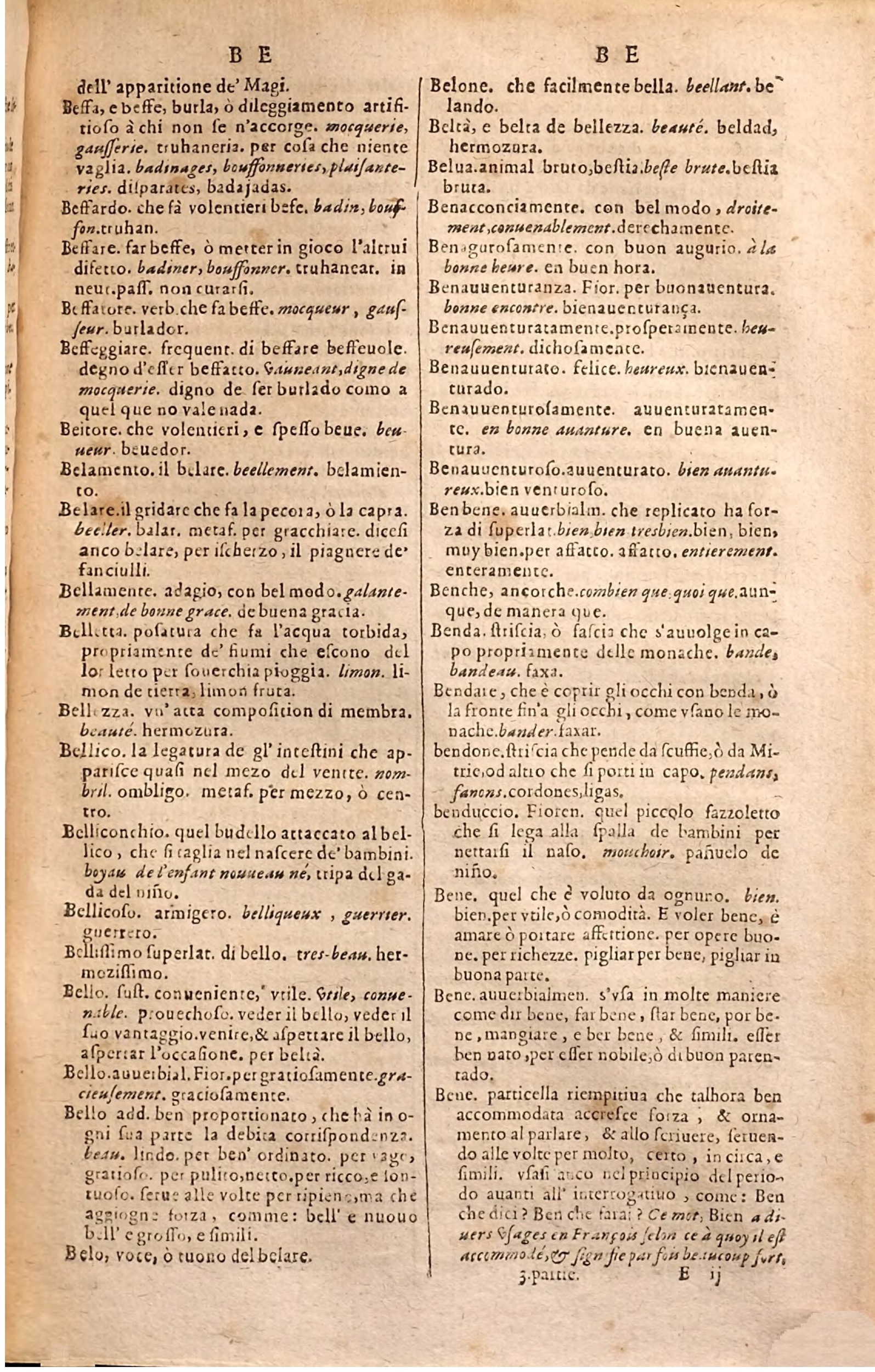 1627 - Jacques Crespin - Trésor des trois langues (Troisième partie) - Regensburg