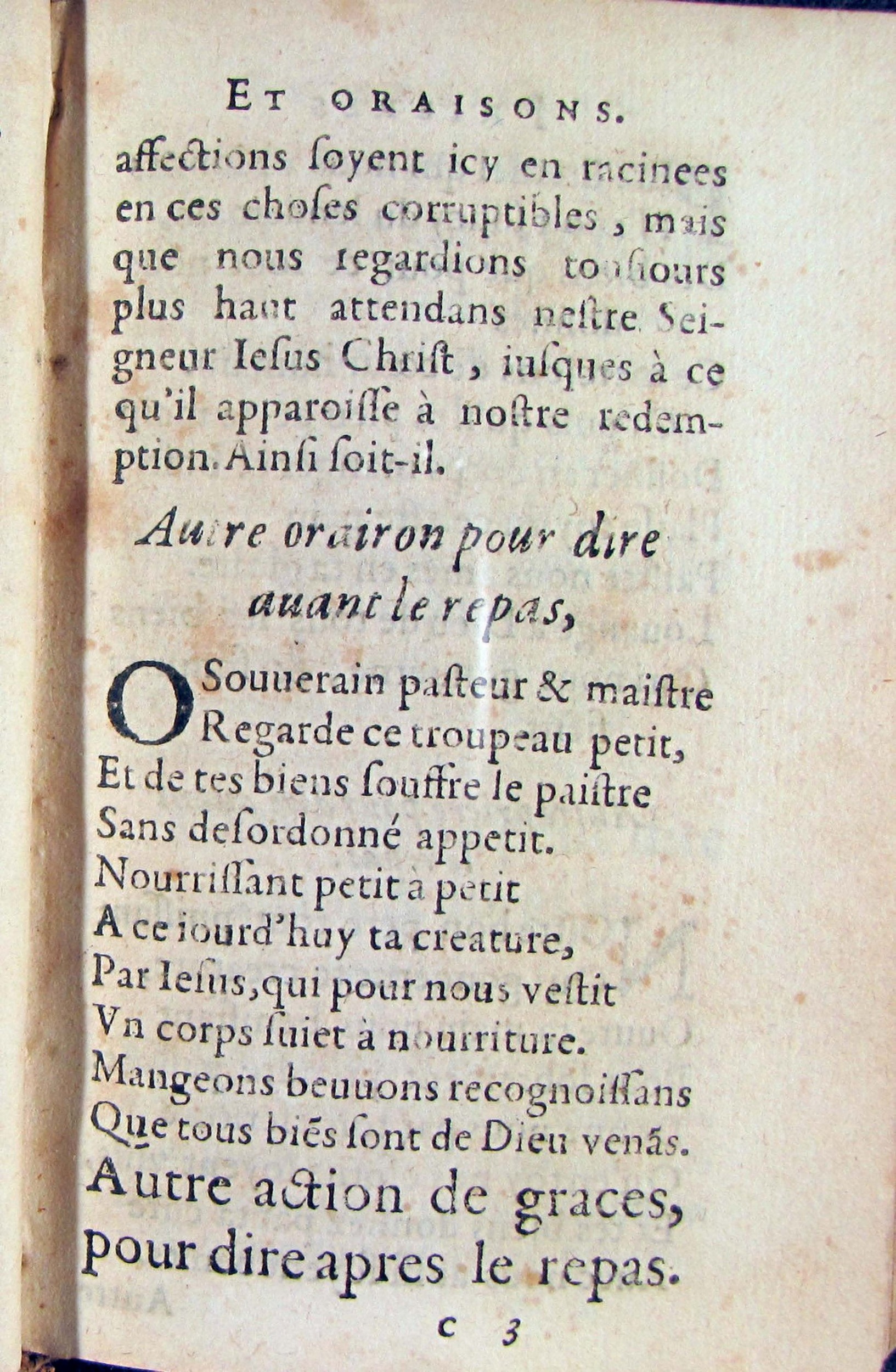 1572 - Antoine Certia - Trésor des prières, oraisons et instructions chrétiennes - Nîmes