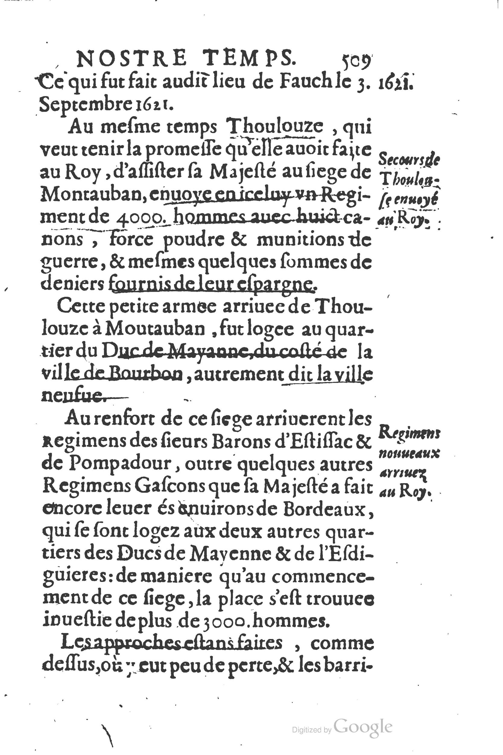 1626 - Joseph Bouillerot - Trésor de l’histoire générale de notre temps - BSB Munich