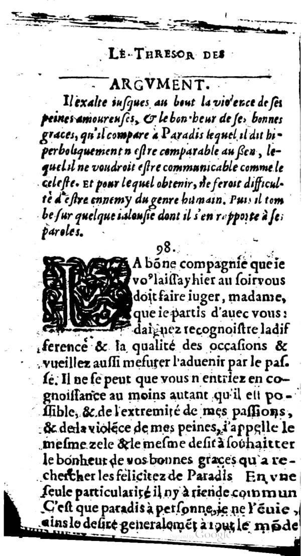 1624 - Nicolas Oudot - Trésor des lettres douces et amoureuses - BNC Florence 1624 - Nicolas Oudot - Trésor des lettres douces et amoureuses - BNC Florence