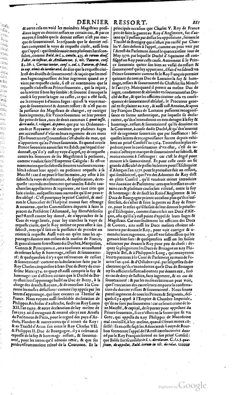 1629 - Veuve Nicolas Buon - Trésor du droit français (29620 T. 1) - BM Lyon