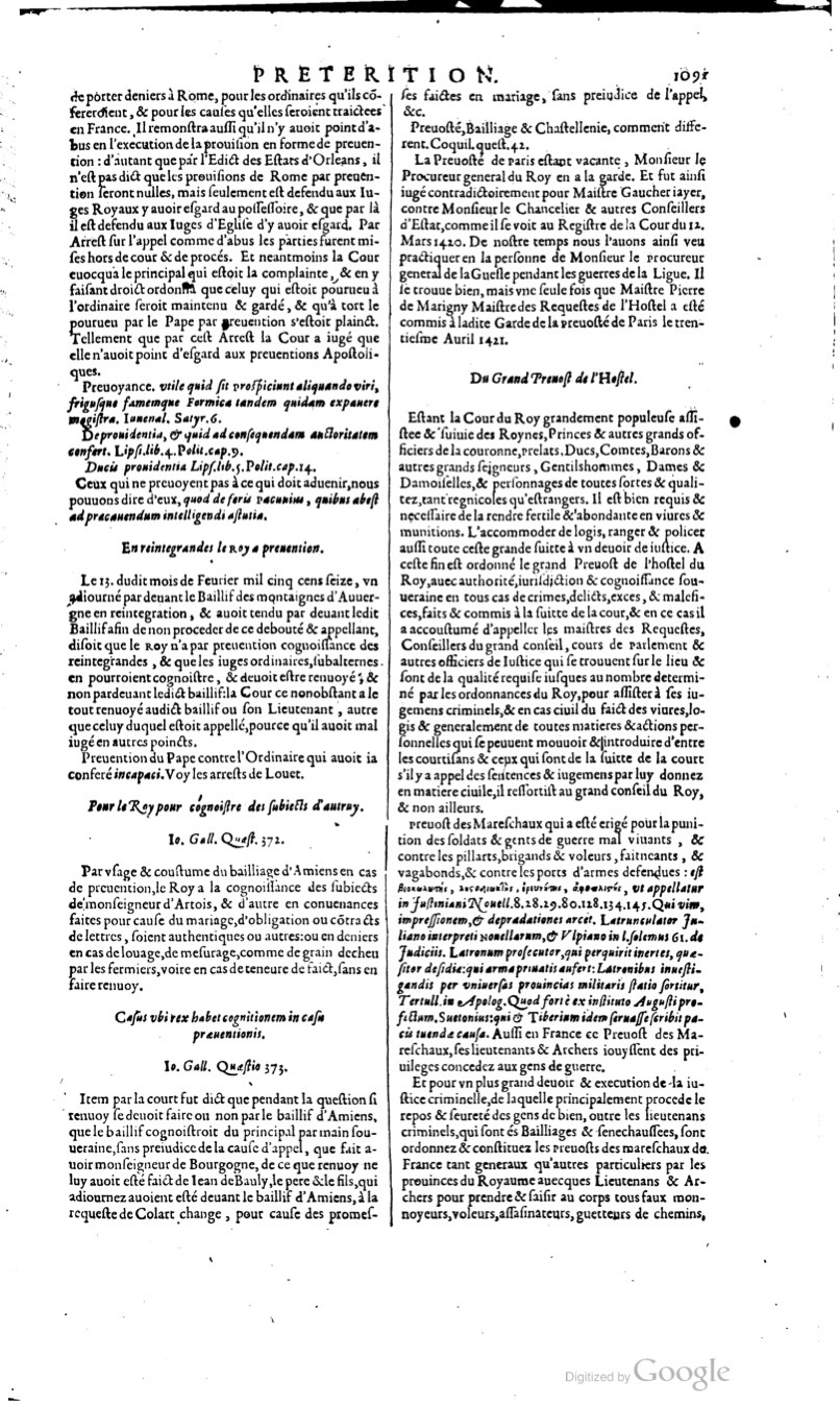 1629 - Veuve Nicolas Buon - Trésor du droit français (29620 T. 2) - BM Lyon